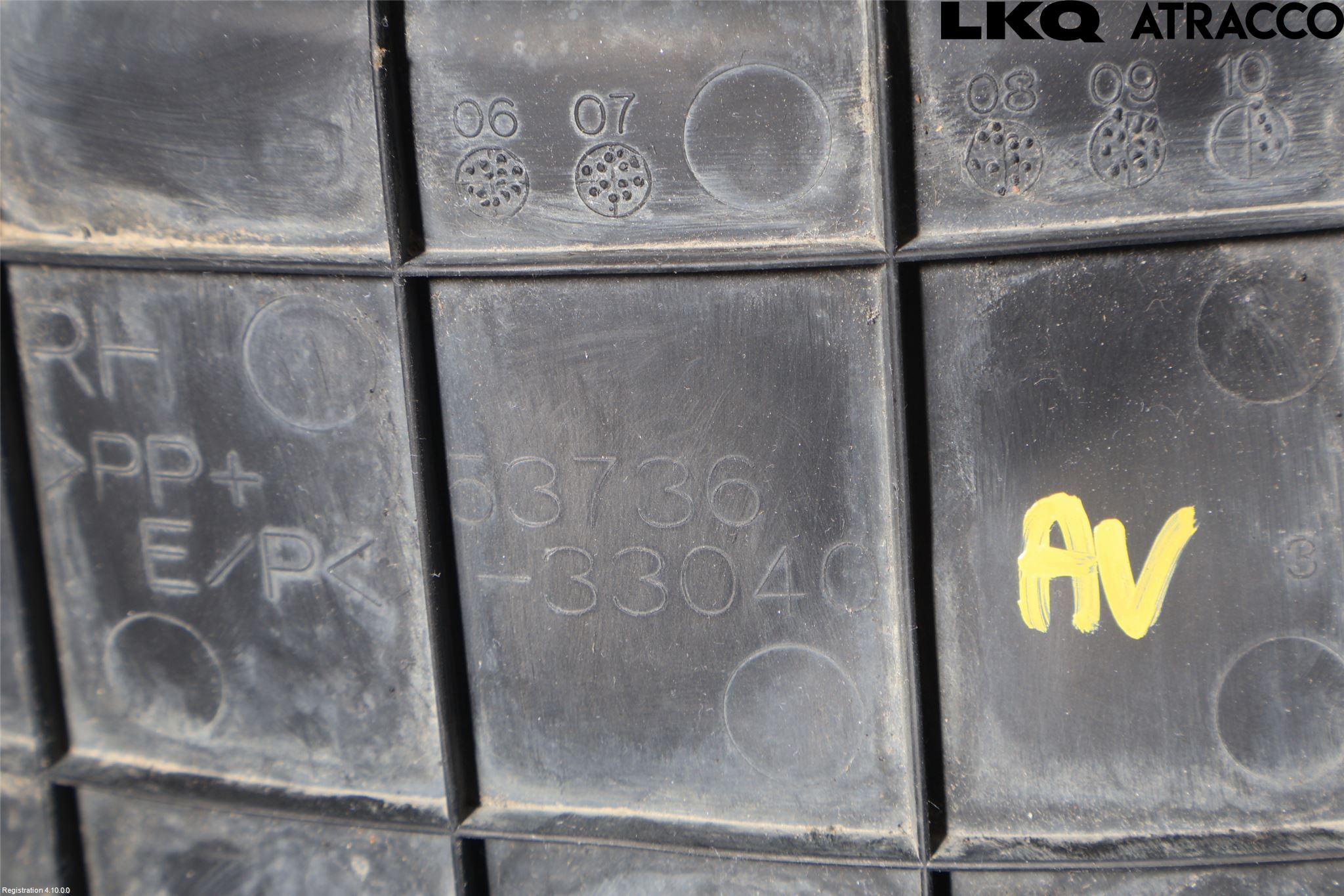 Lexus RX AL10 09-15 Hasplåt Plåt-Plast