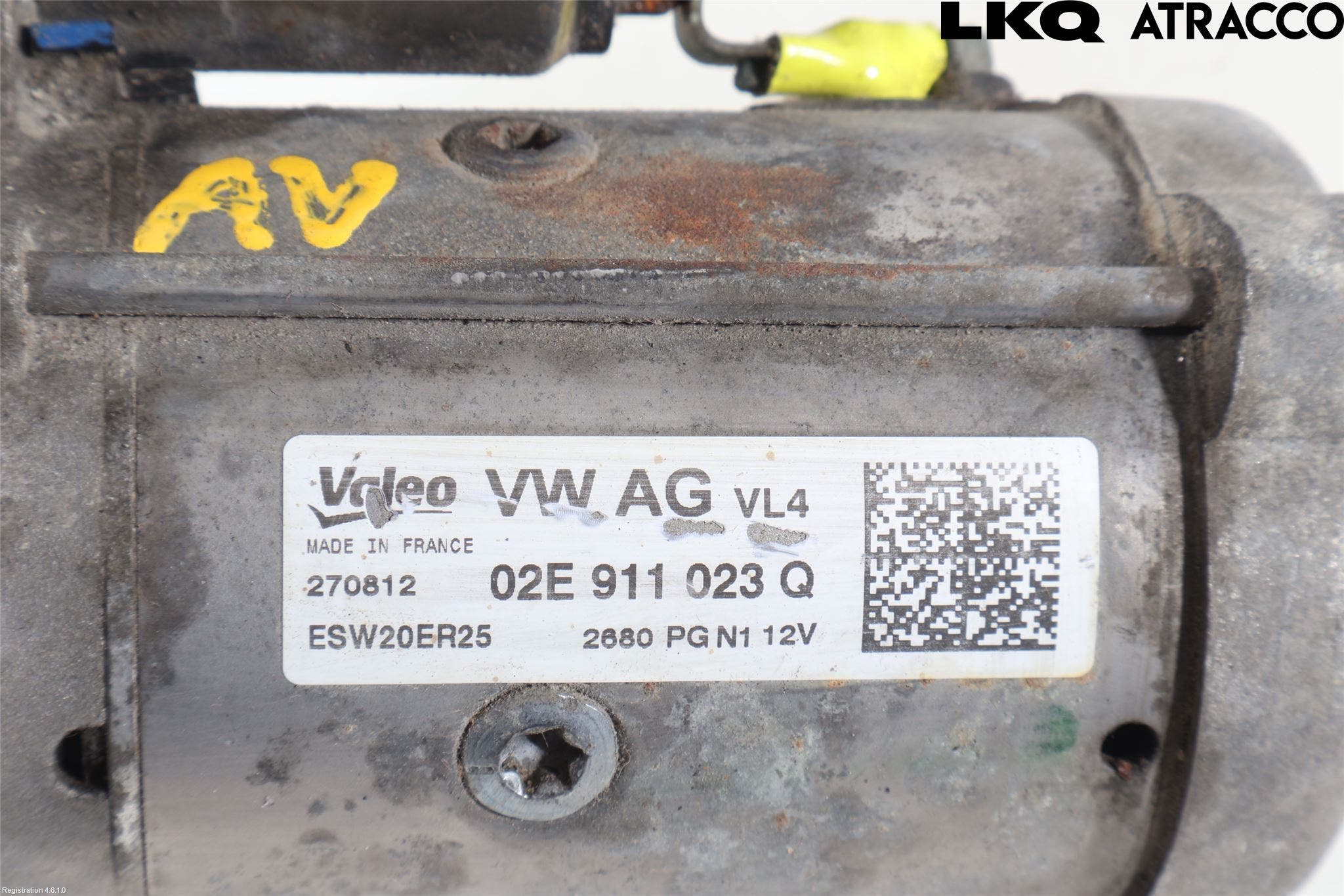 Volkswagen VW PASSAT 11-14 Startmotor Diesel