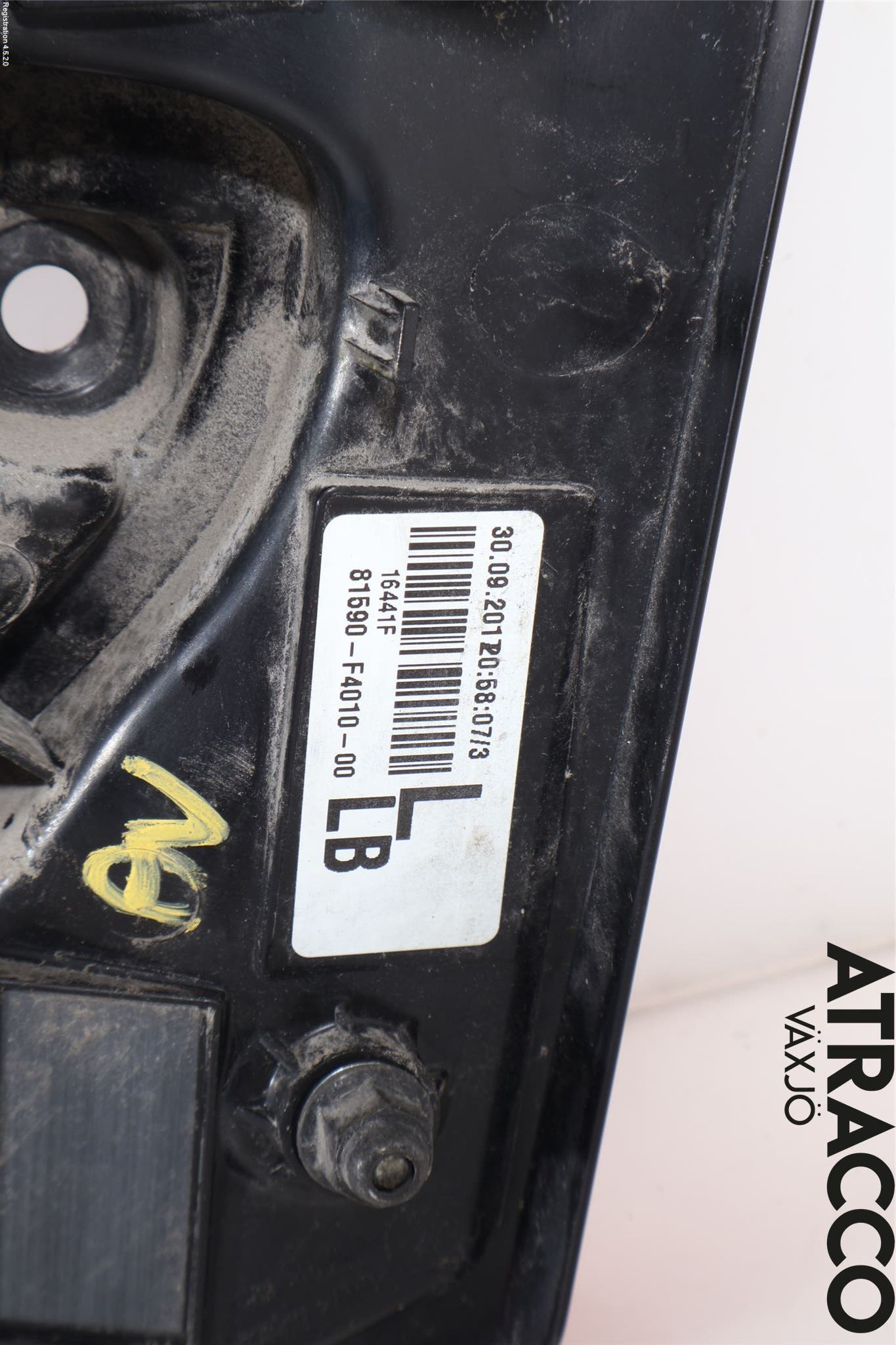 Toyota C-HR 16-23 Bakljus Lucka Vä