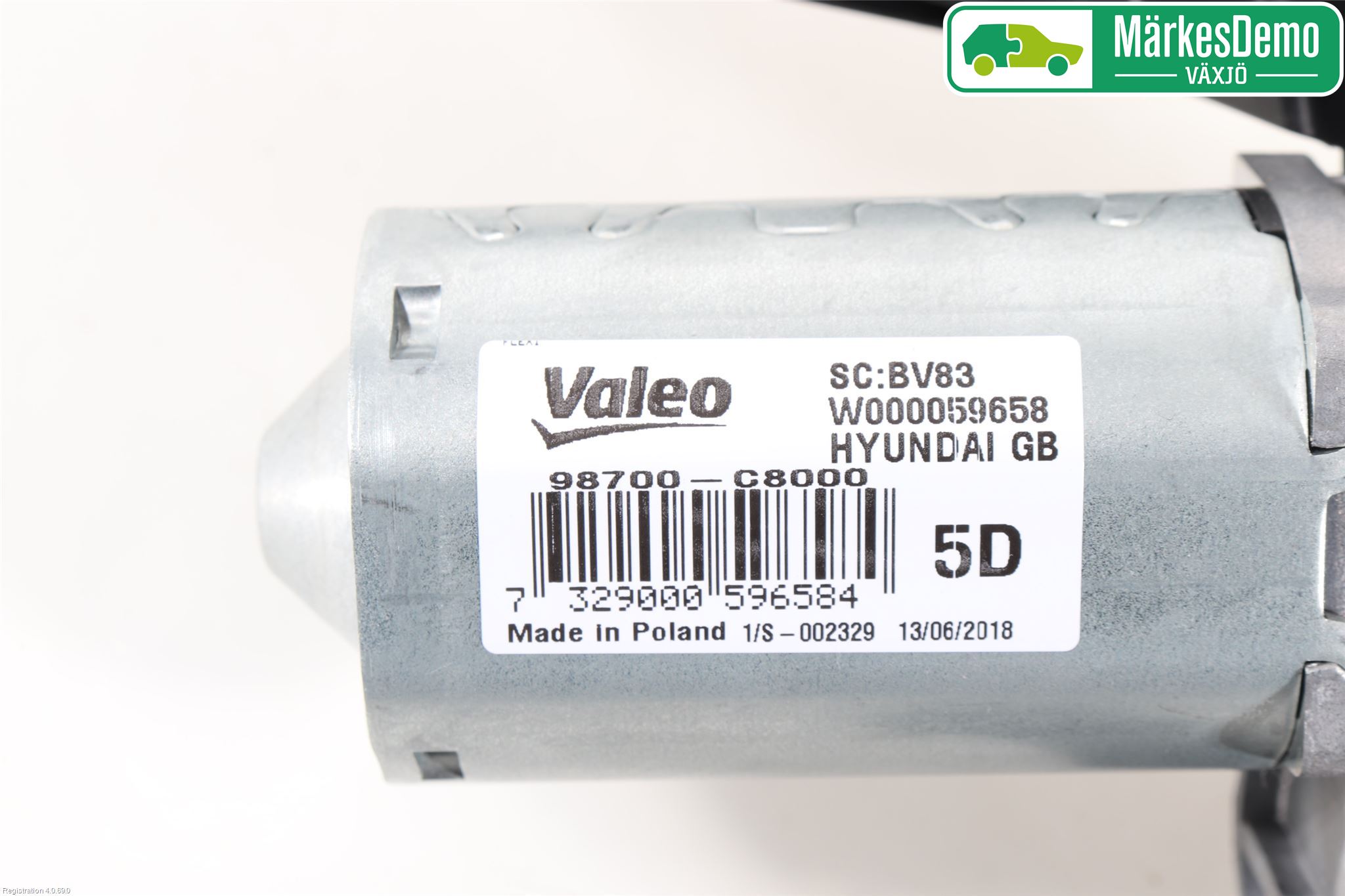 Hyundai i20 GB 15-20 Torkarmotor Baklucka