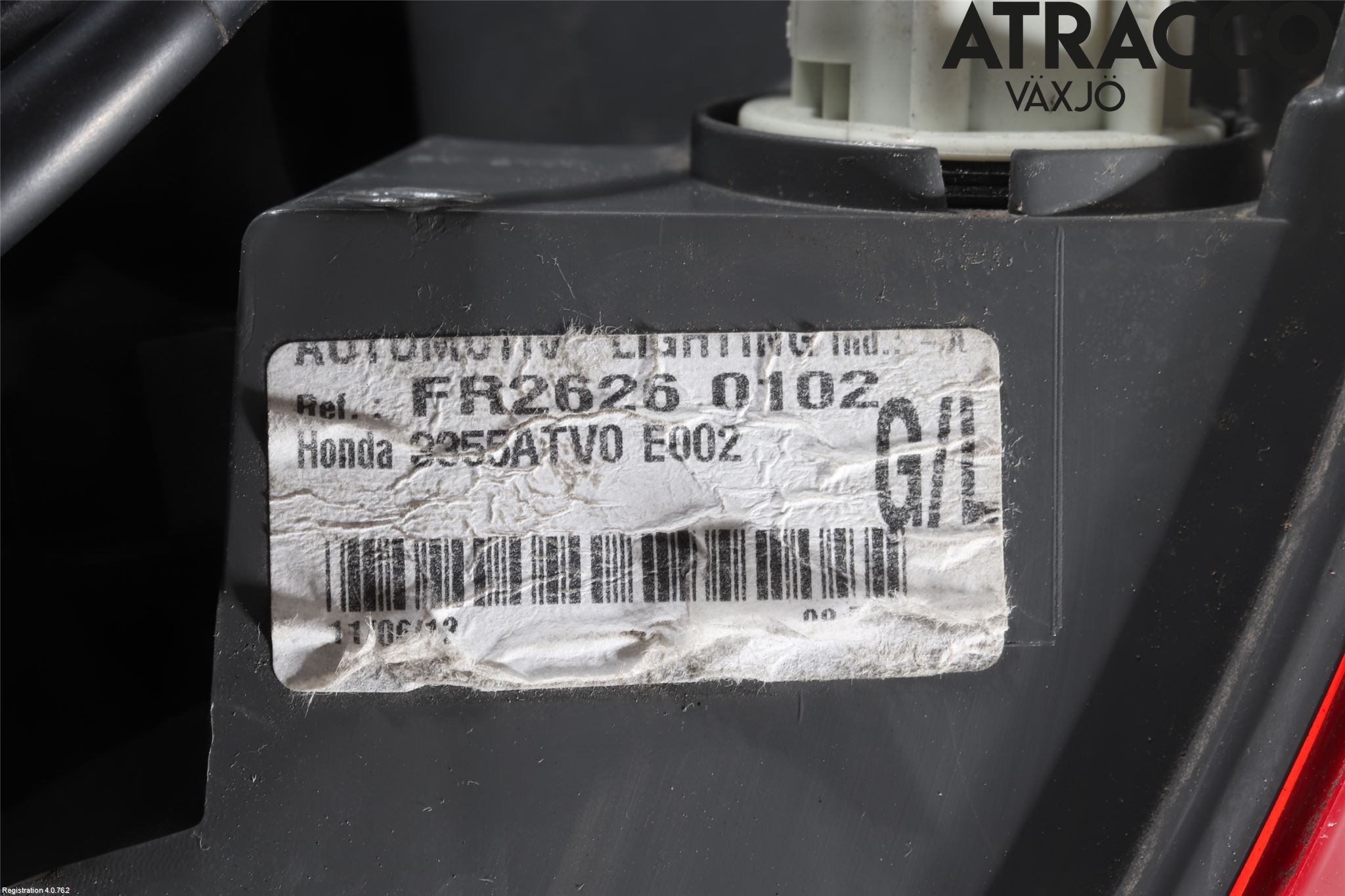 Honda CIVIC 12-16 Bakljus Vänster