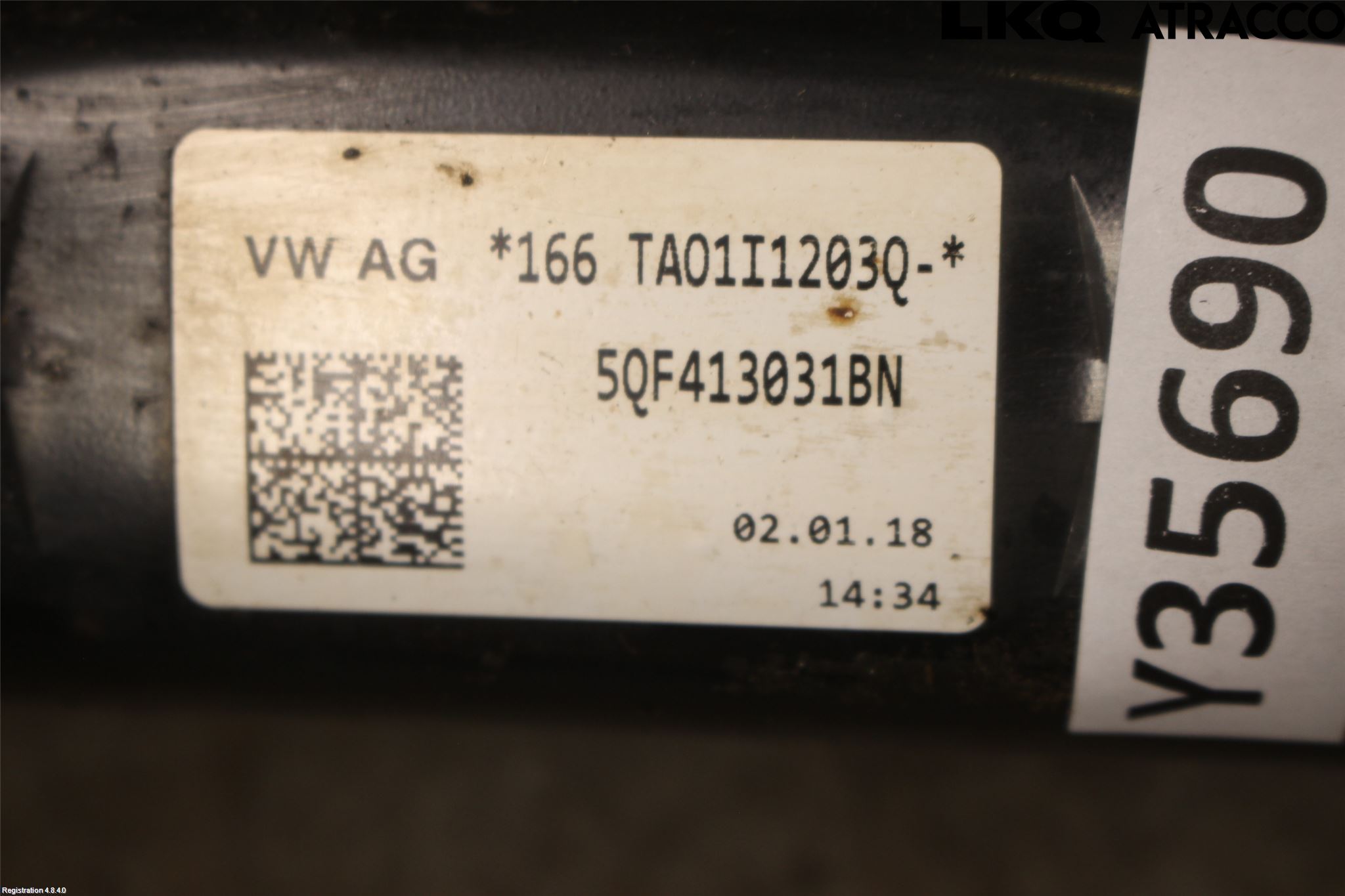 Volkswagen VW TIGUAN 16-24 Fjäderben Fram Höger