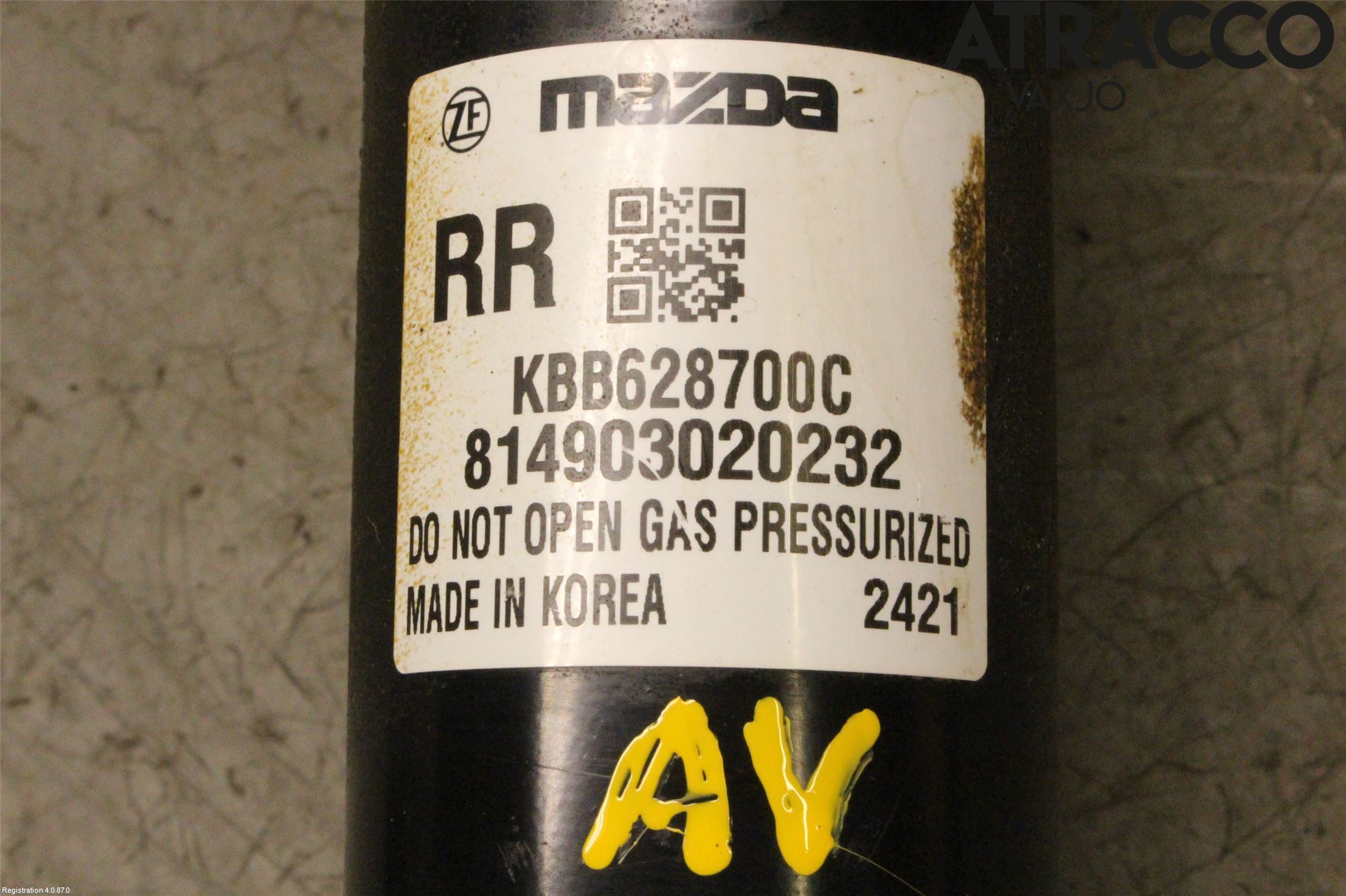 Mazda CX-60 22- Fjäderben Bak Höger