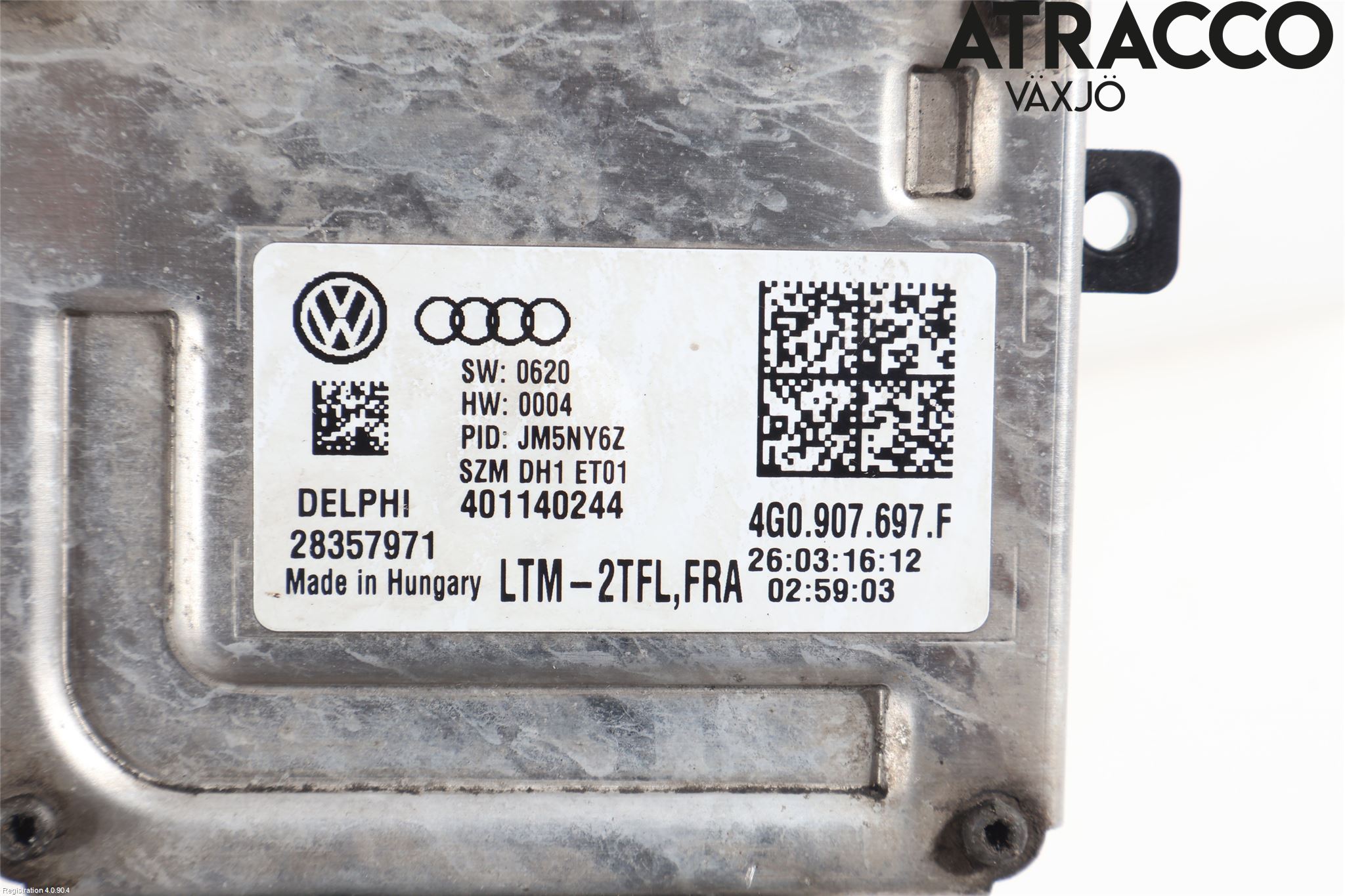 Volkswagen VW PASSAT 15-19 Styrenhet Strålkastare