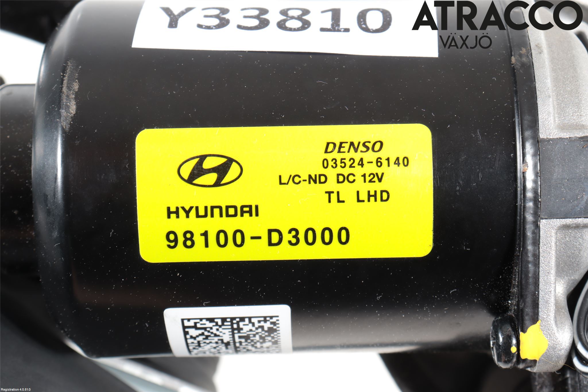 Hyundai TUCSON 05- Torkarmekanism Vindruta