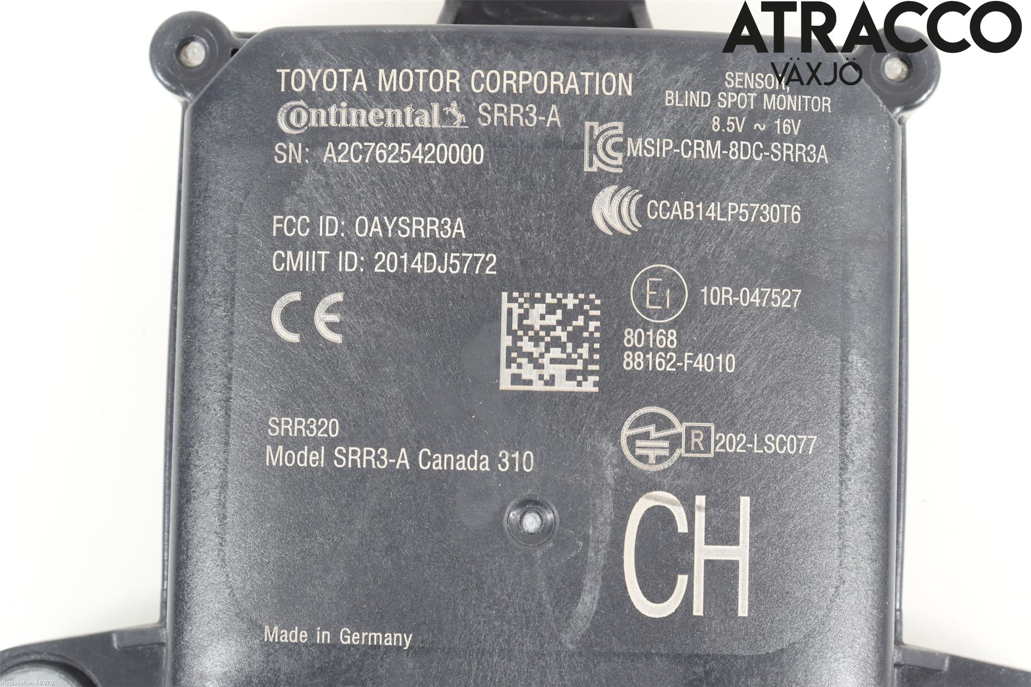 Toyota C-HR 16-23 Sensor Aktivt Kollisionsskydd