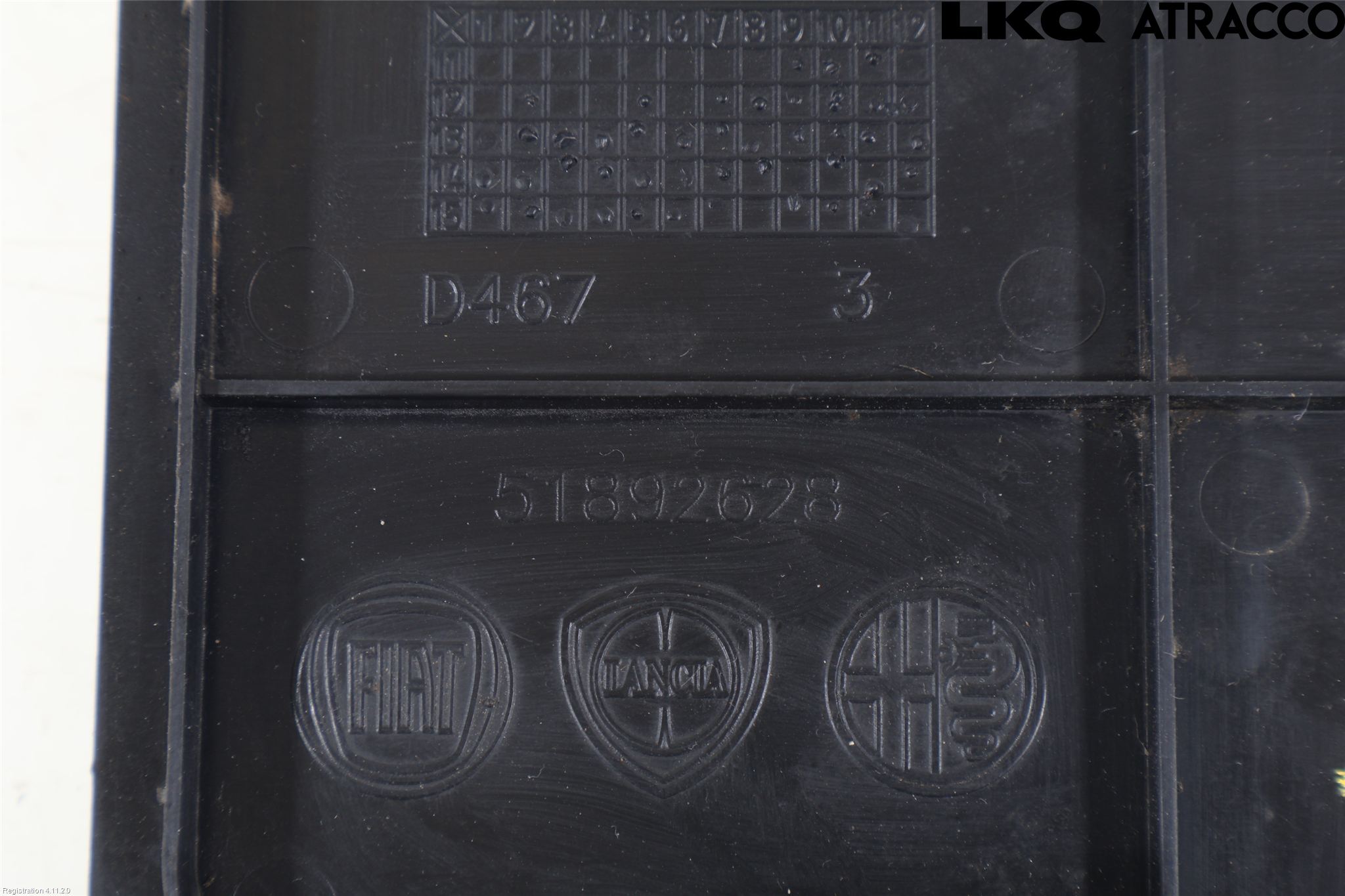 Fiat 500L 13-19 Skärm Inner