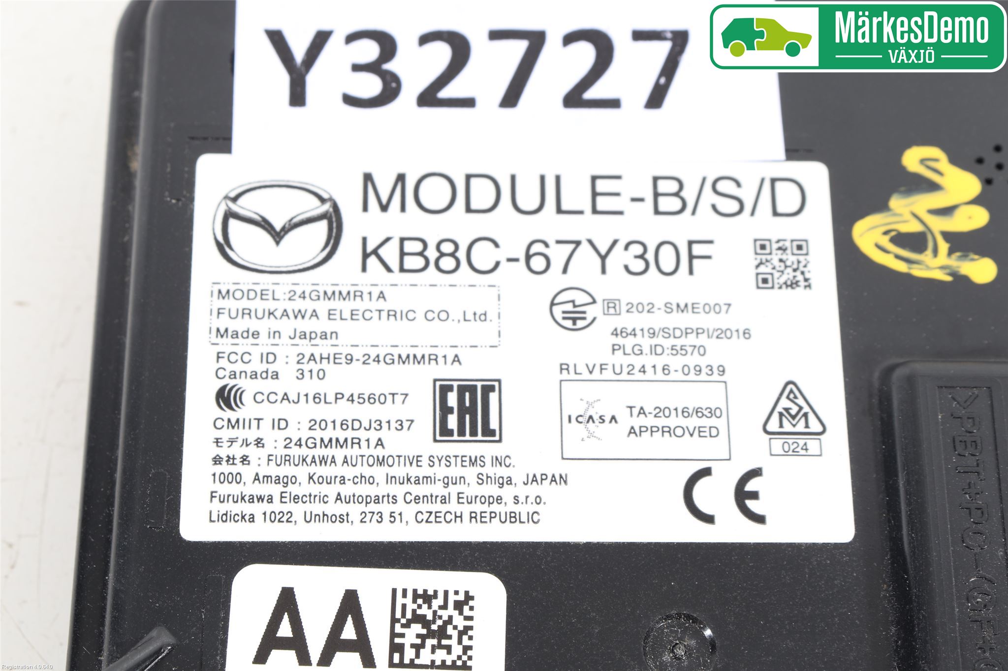 Mazda CX-5 17- Sensor Aktivt Kollisionsskydd
