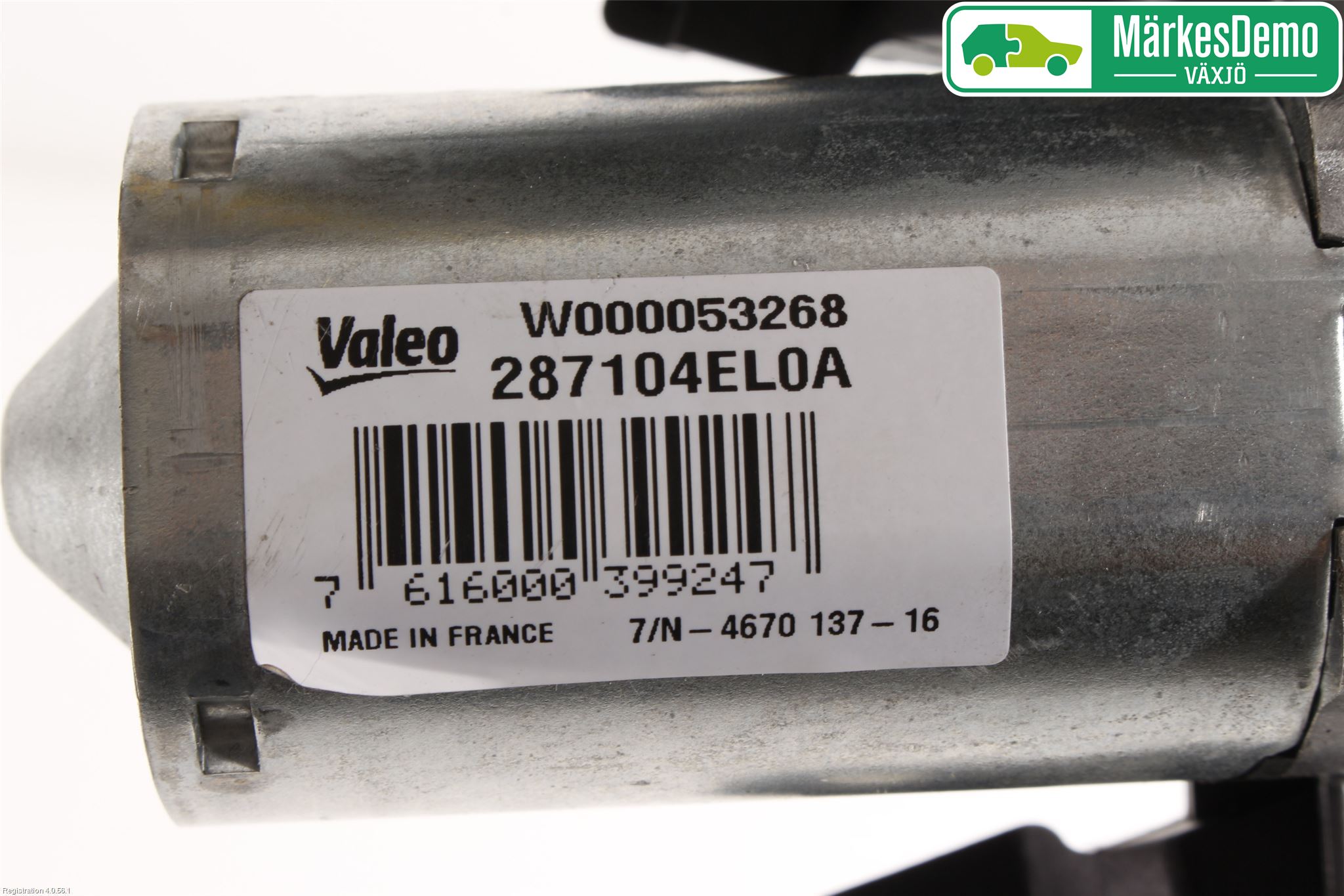 Nissan QASHQAI 14-17 Torkarmotor Baklucka