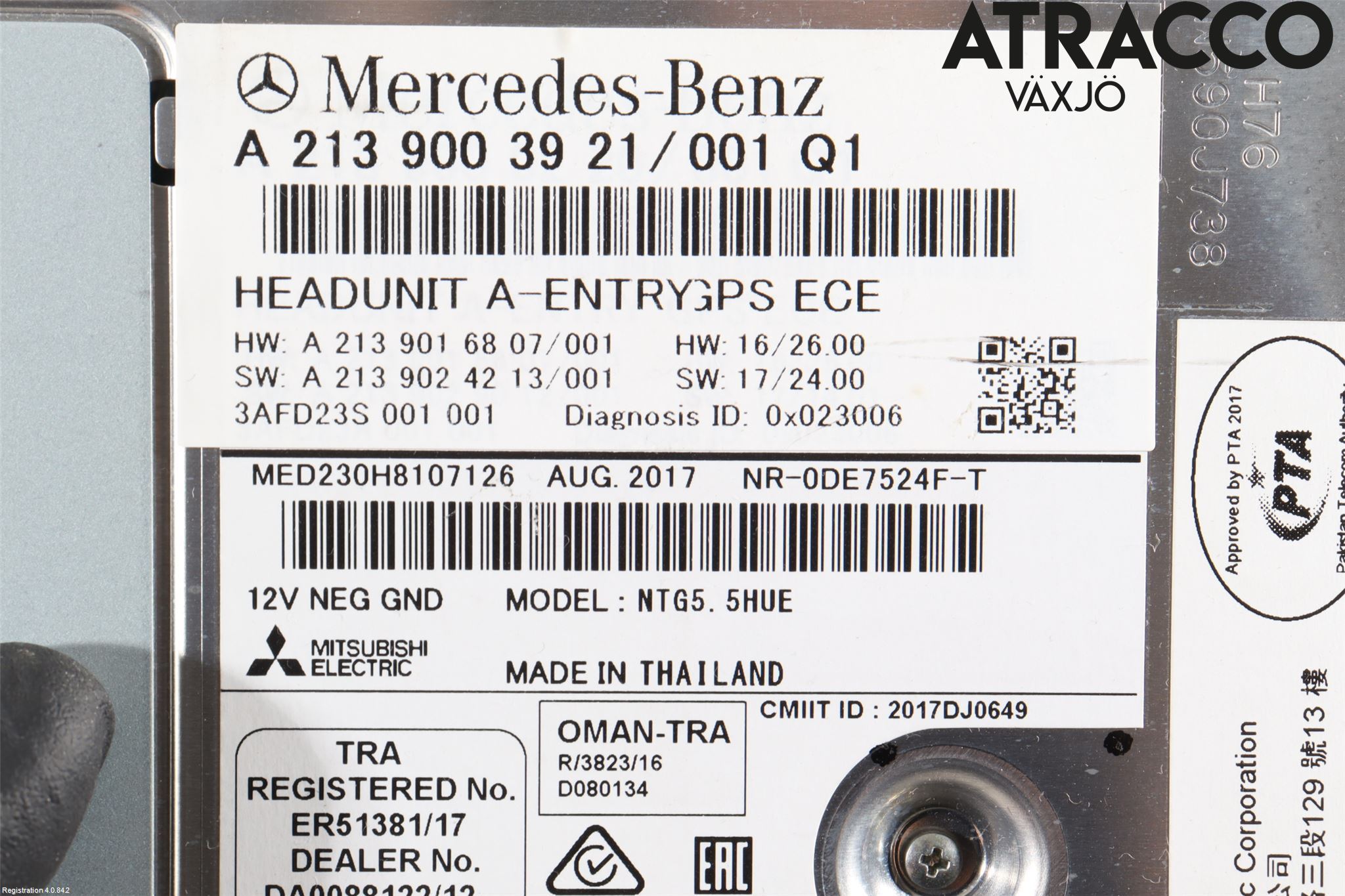 Mercedes-Benz MB E-KLASS (W213) 16-23 Gps Navigator