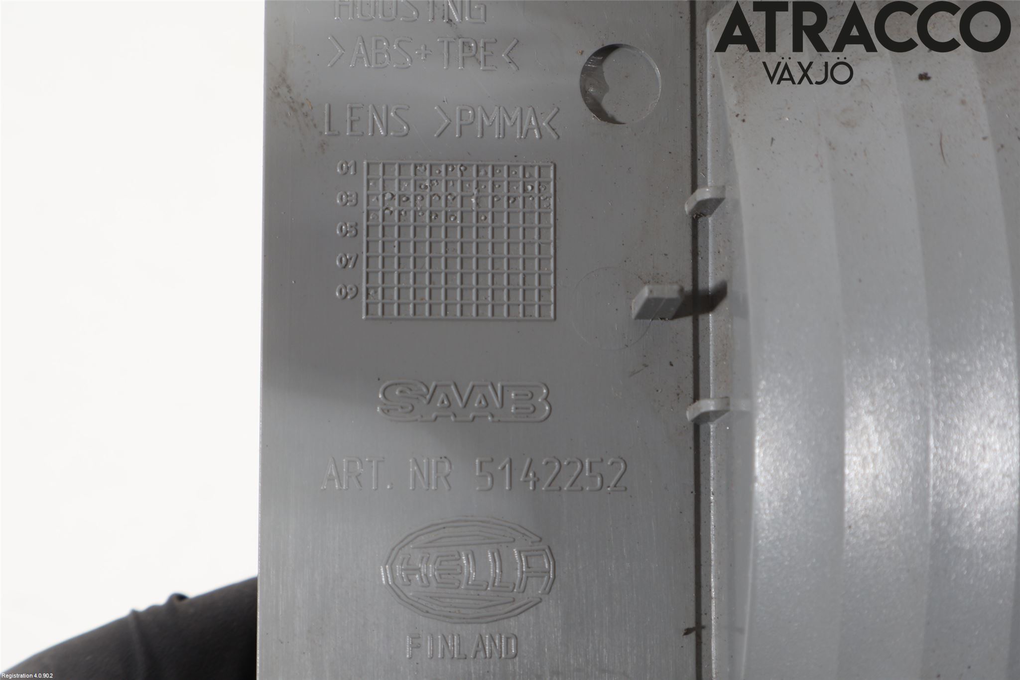 Saab 9-5 -05 Bakljus Vänster