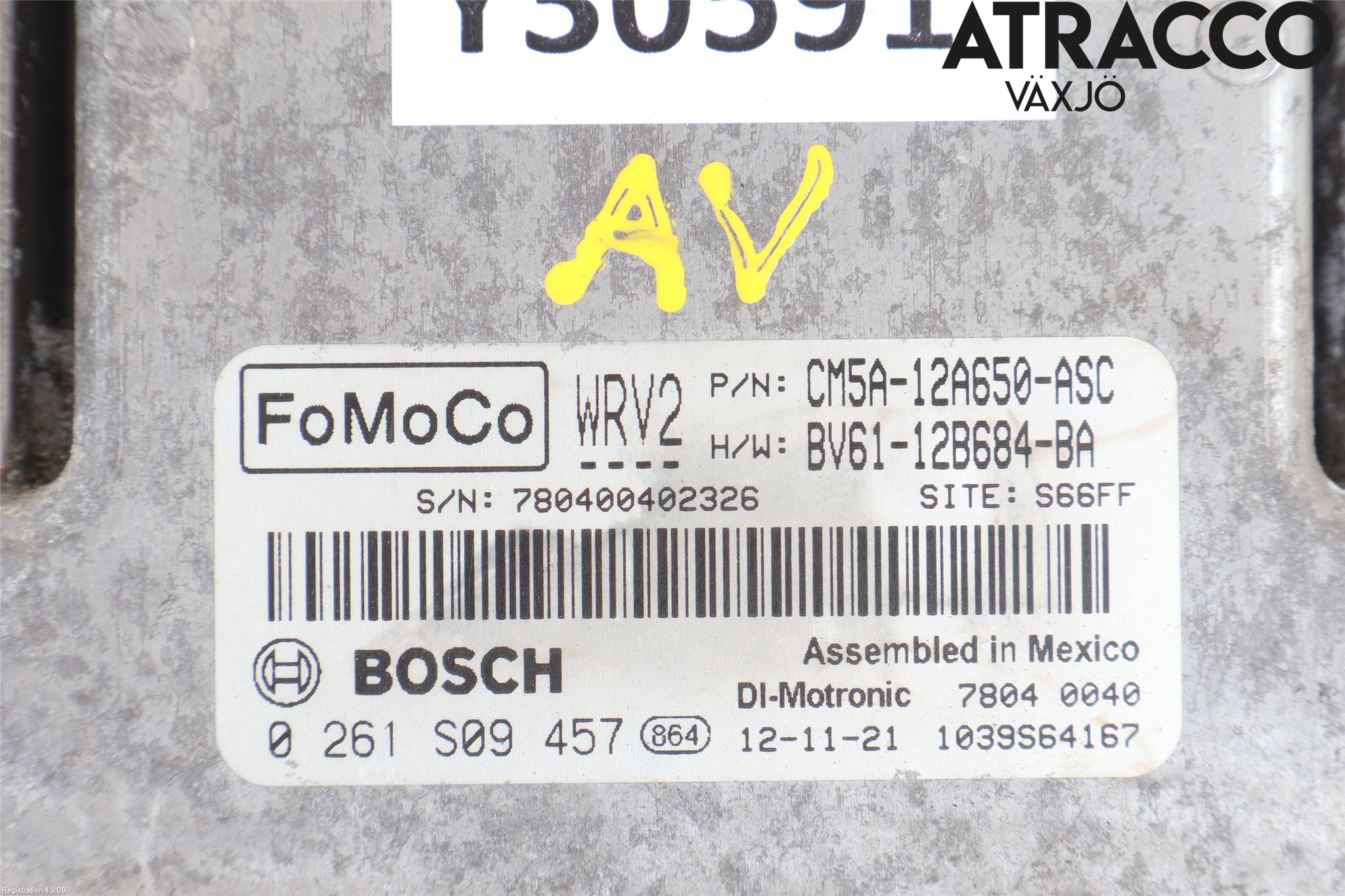 Ford FOCUS 11-14 Styrenhet Insprut Bensin