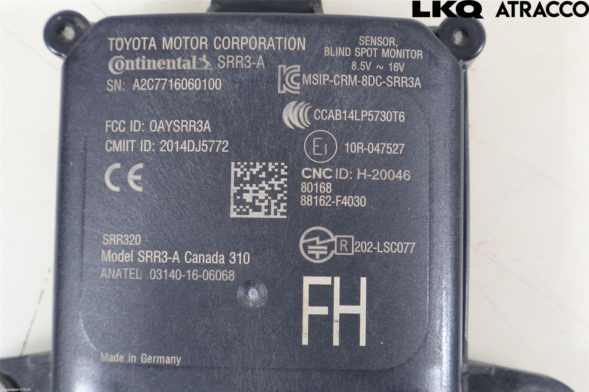 Toyota C-HR 16-23 Sensor Aktivt Kollisionsskydd