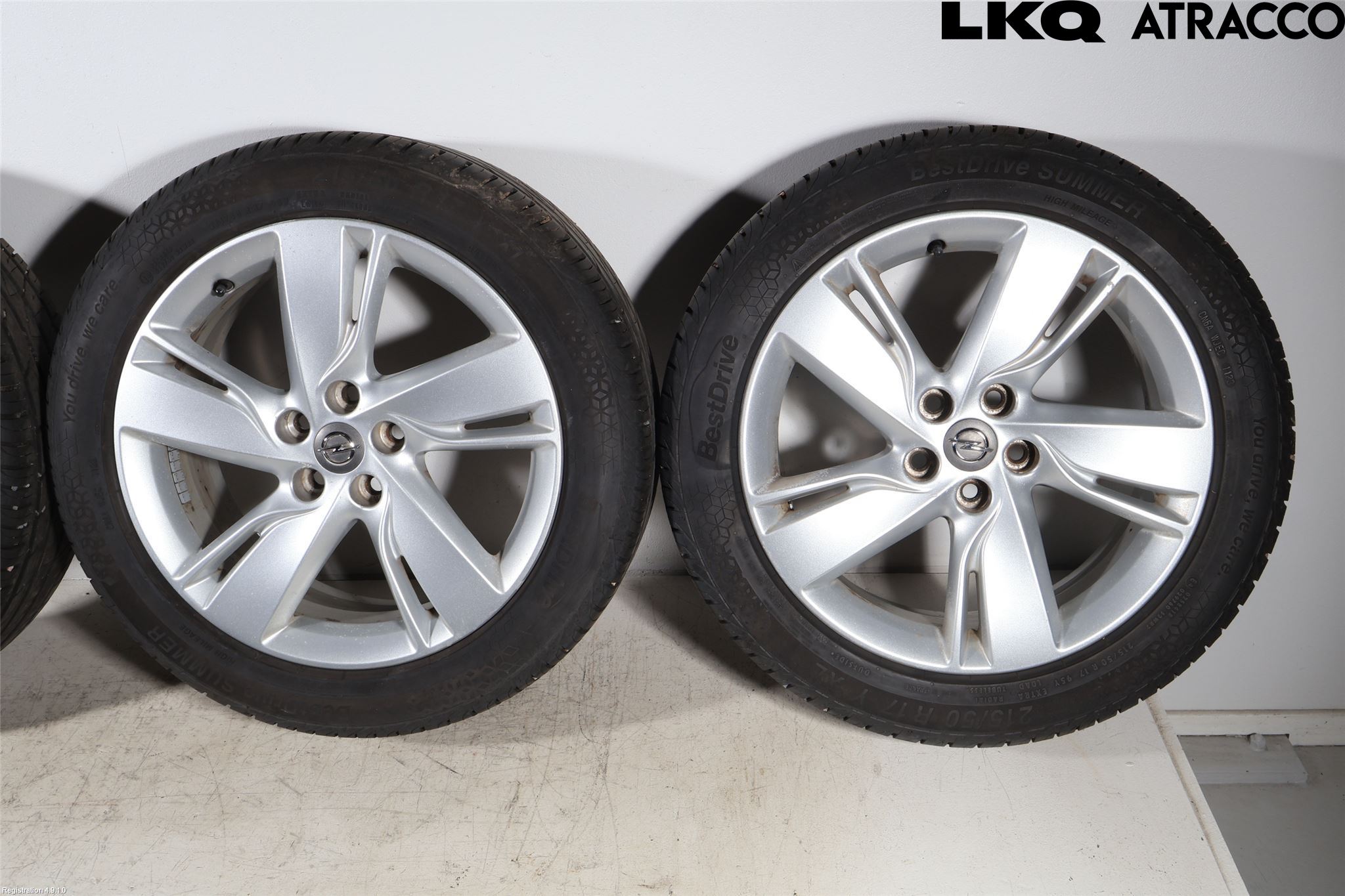 Opel ASTRA J 10-15 Sommardäck Alumfälg 4St