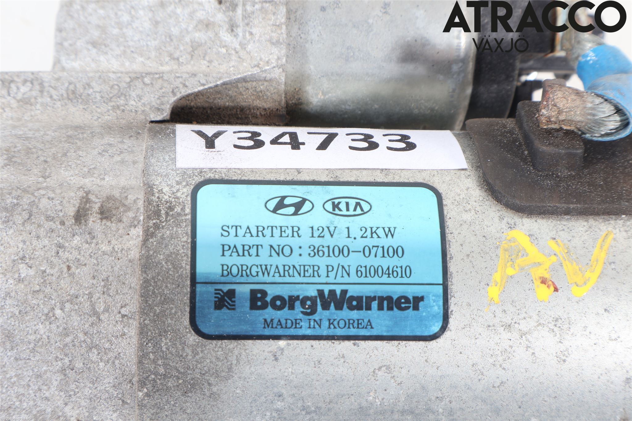 Hyundai BAYON BC3 21- Startmotor