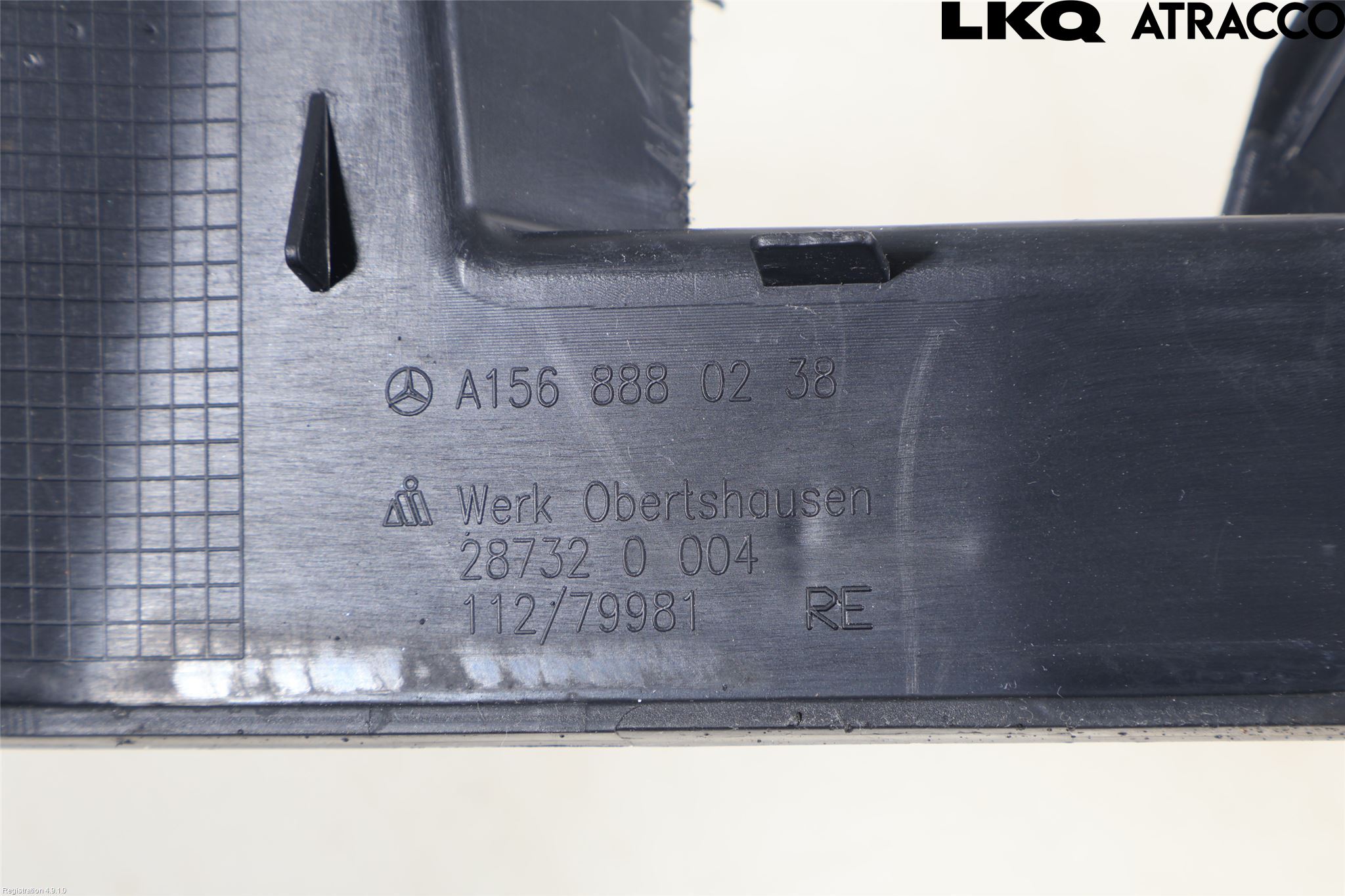 Mercedes-Benz MB GLA-KLASS (X156) 13-20 Deflektor Plåt-Plast Kylning