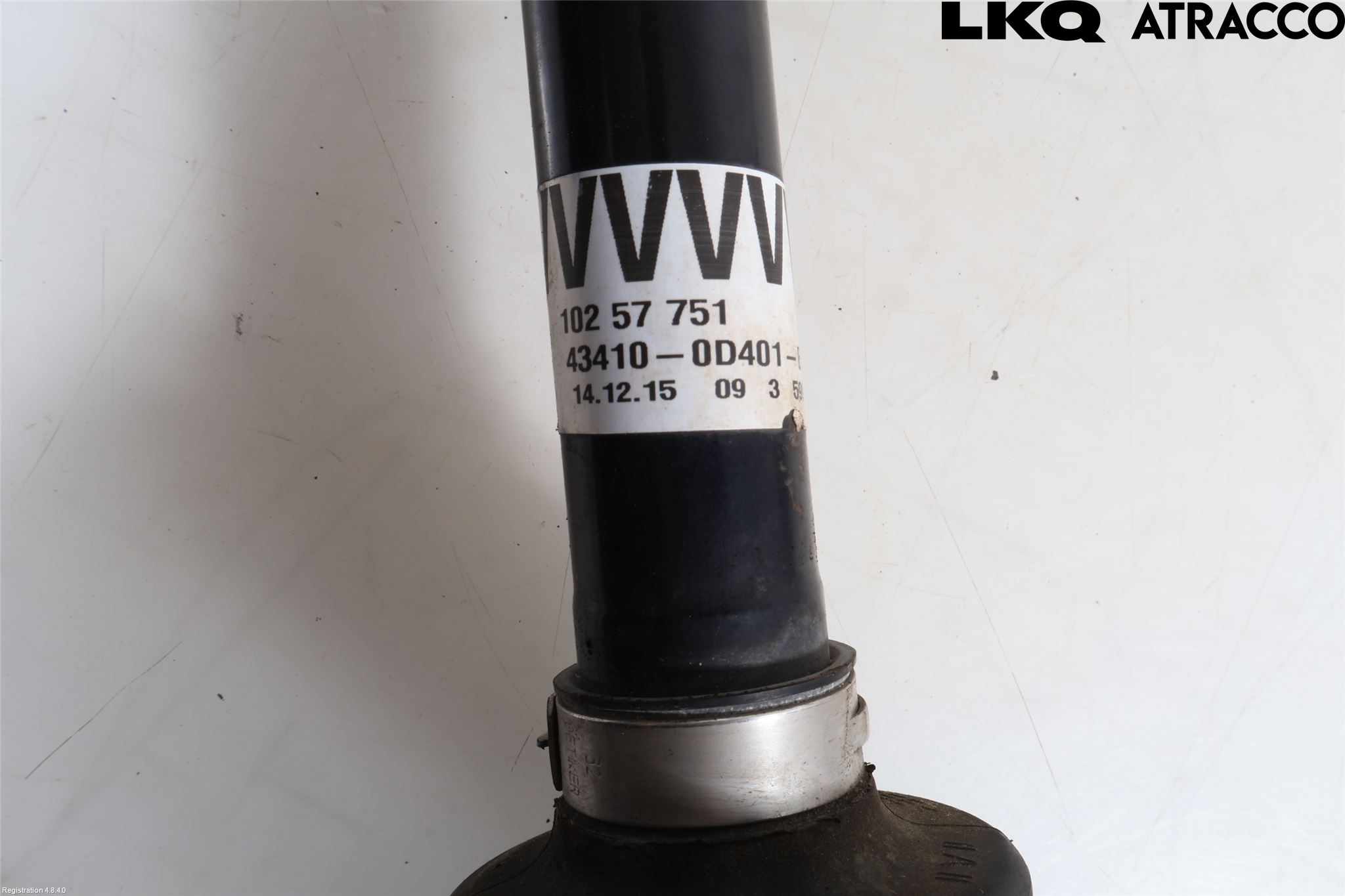 Toyota YARIS XP130 15-20 Drivaxel Fram Höger