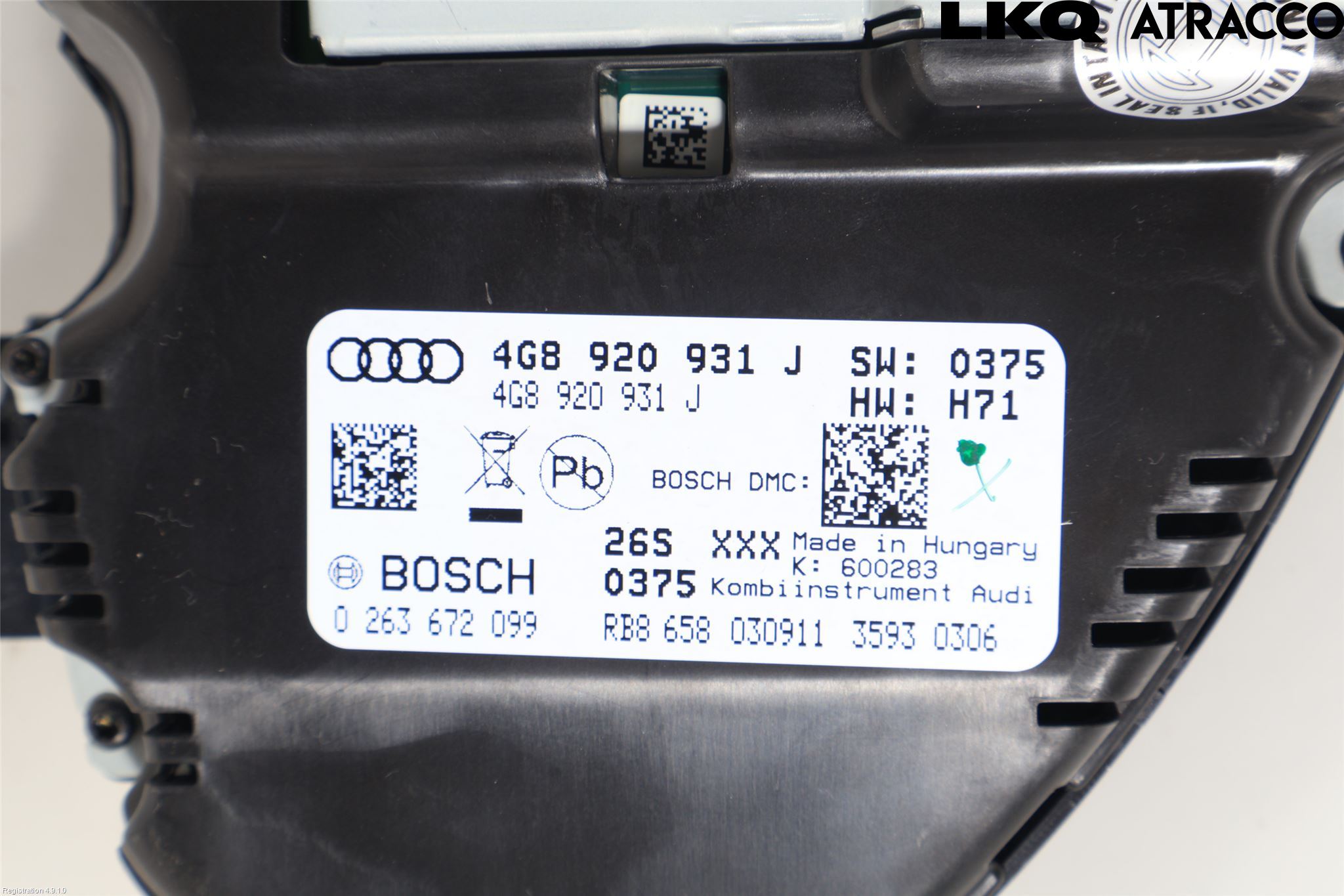Audi A6/S6 4G 11-18 Instrument Komb