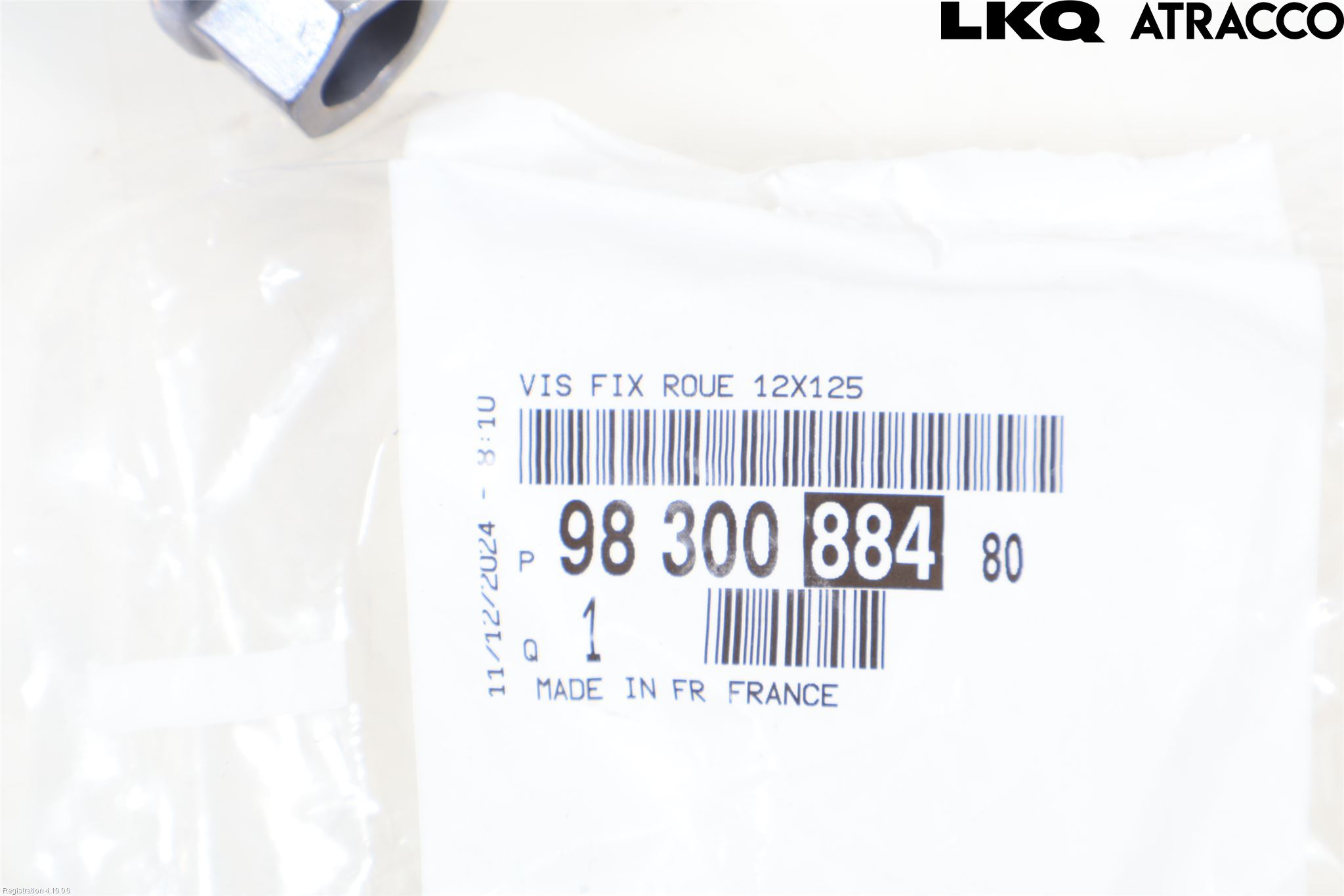 Peugeot 5008/E-5008 24- Hjulmutter-Bult-Sats