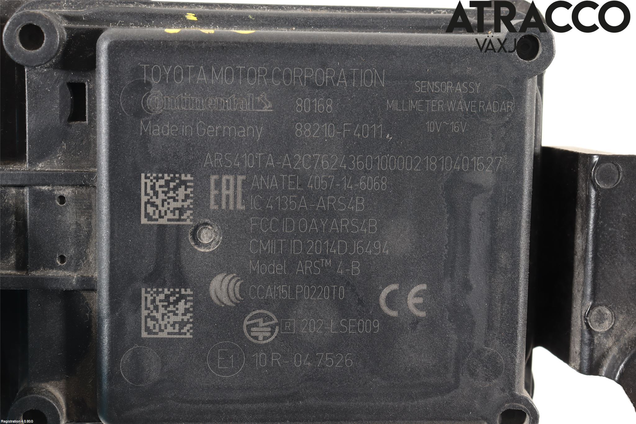 Toyota C-HR 16-23 Sensor Aktivt Kollisionsskydd