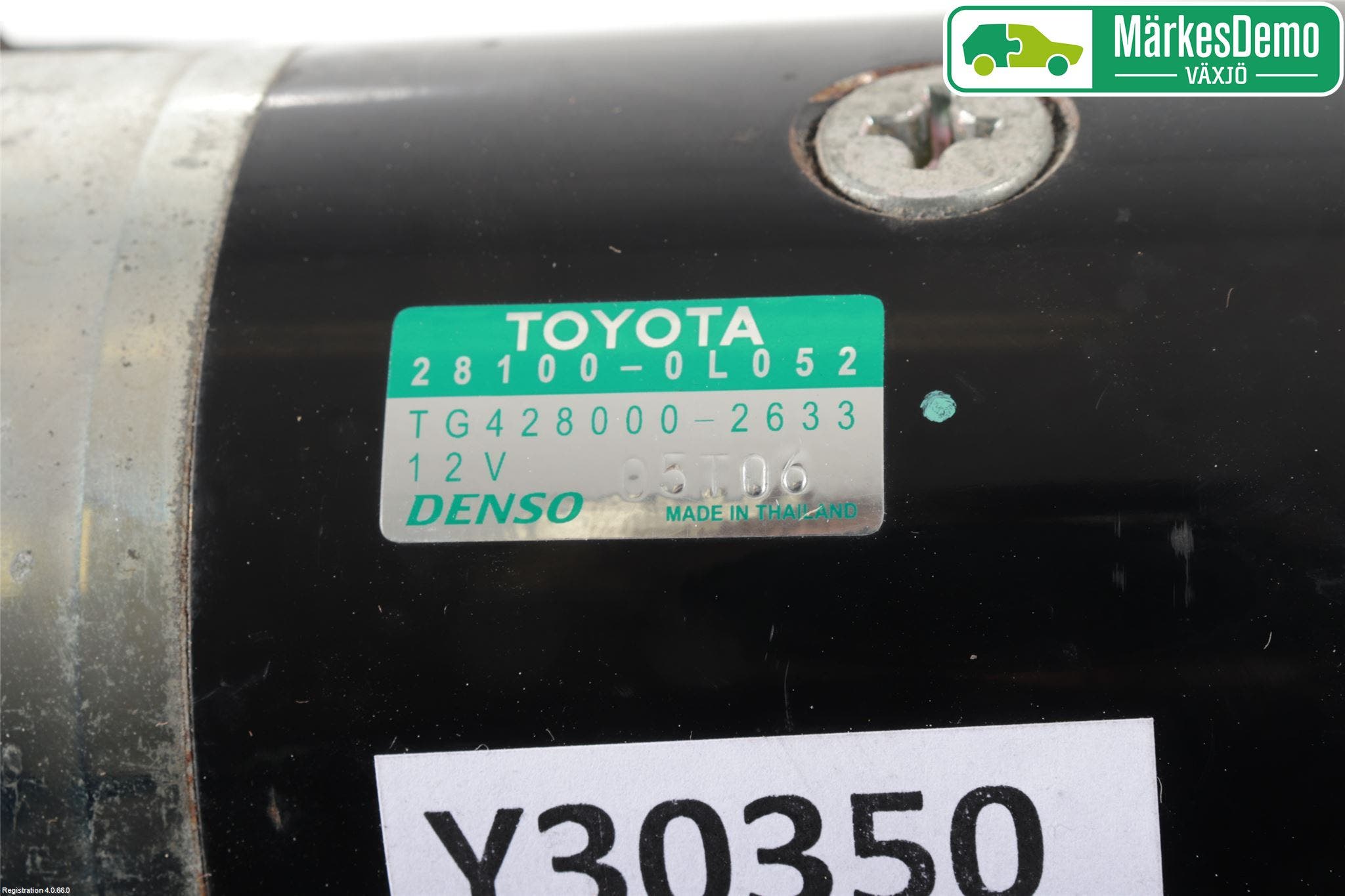 Toyota HILUX 05-16 Startmotor Diesel