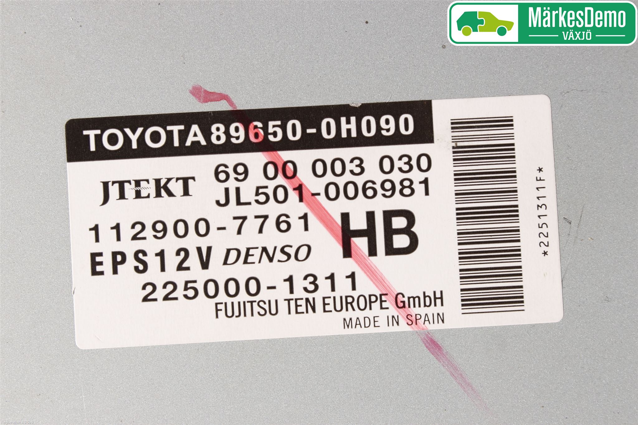 Toyota AYGO 15-21 Styrenhet Styrservo