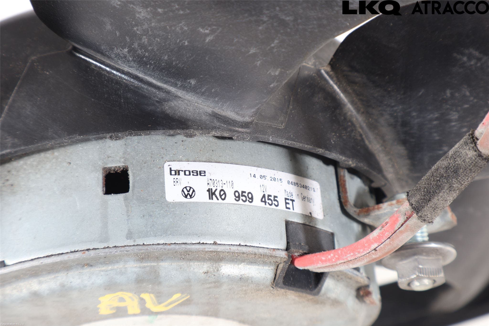 Volkswagen VW CADDY 16-20 Kylfläkt El