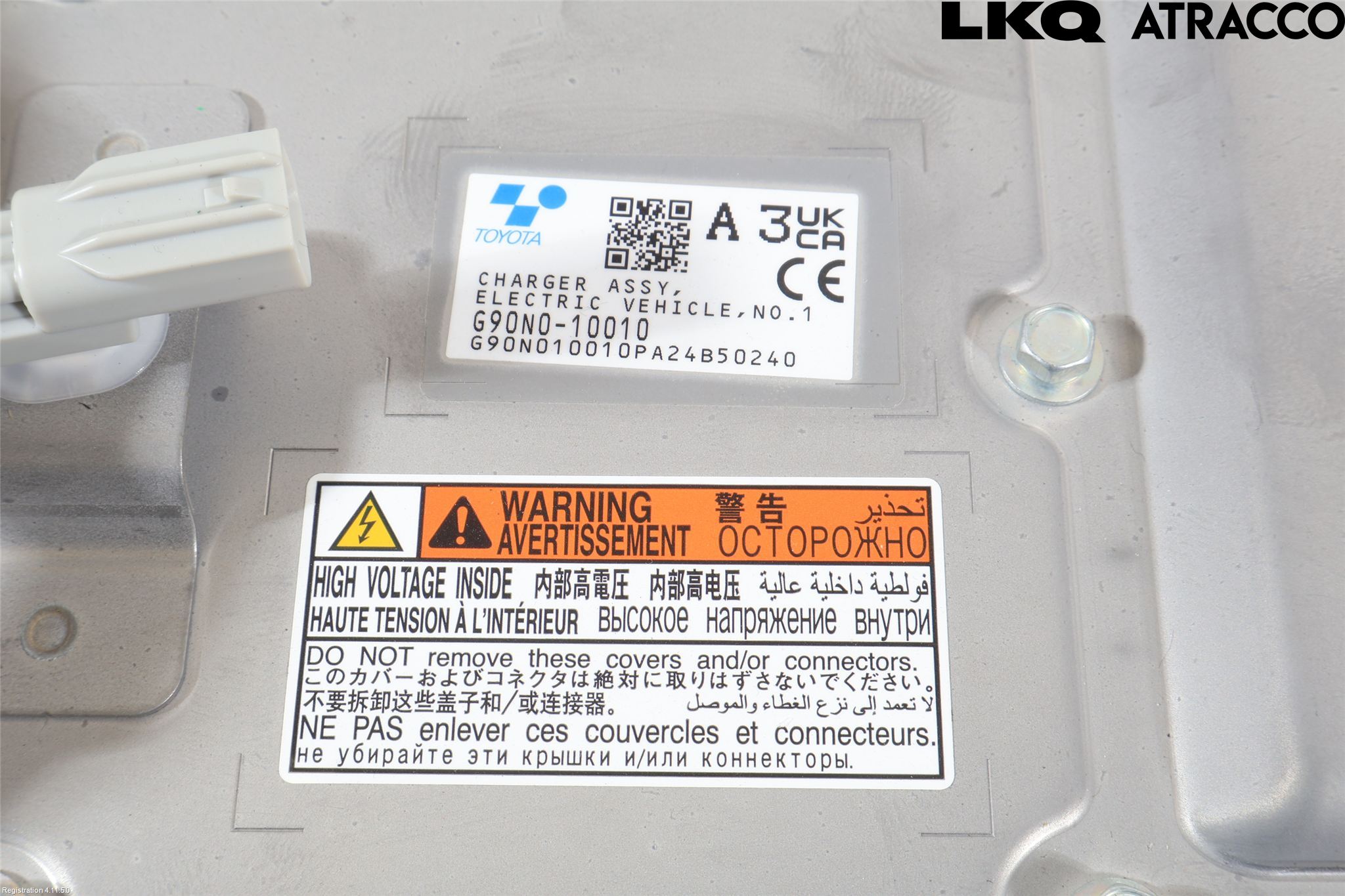Toyota C-HR 24- Batteriladdare Högspänning