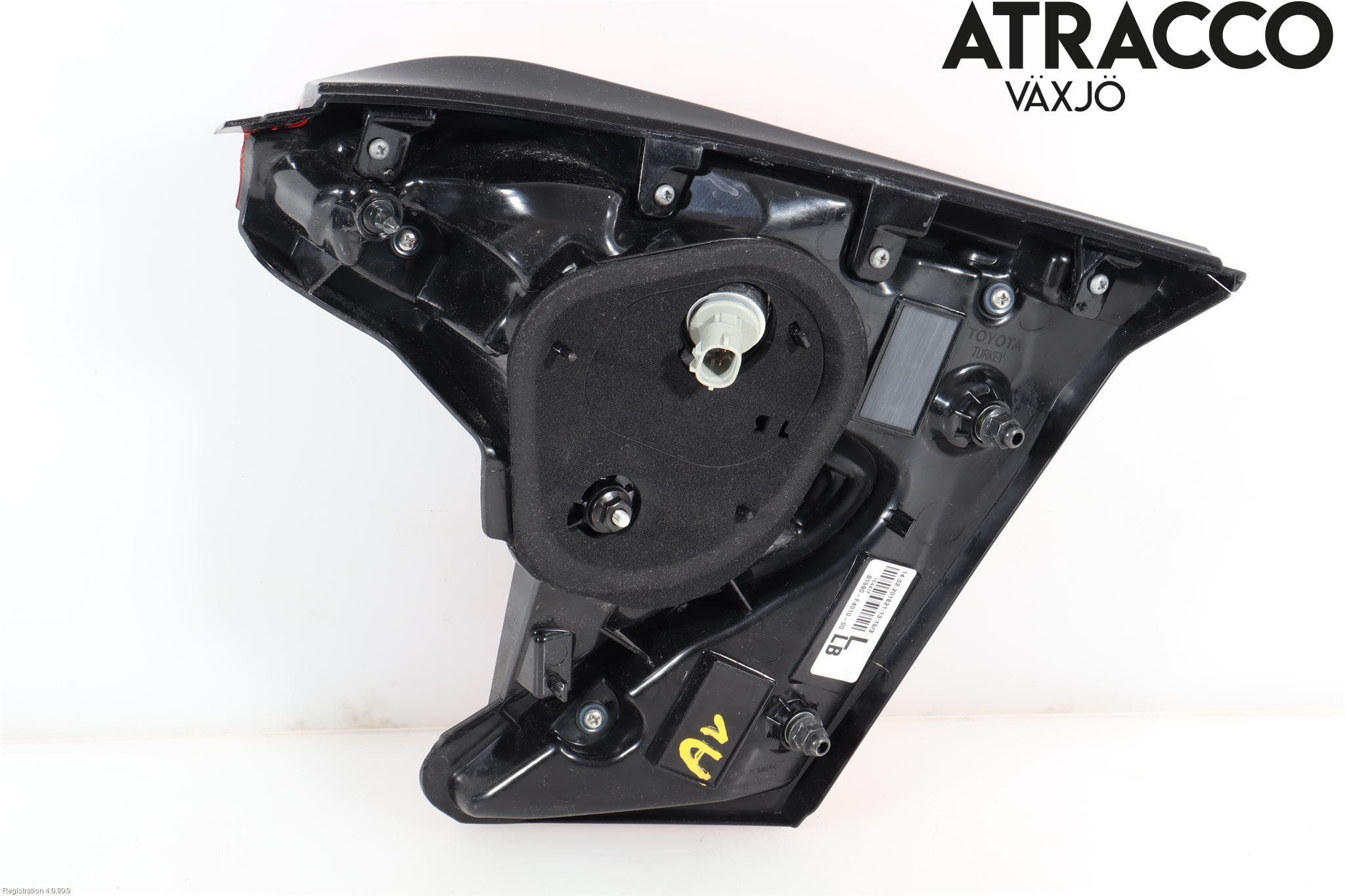 Toyota C-HR 16-23 Bakljus Lucka Vä