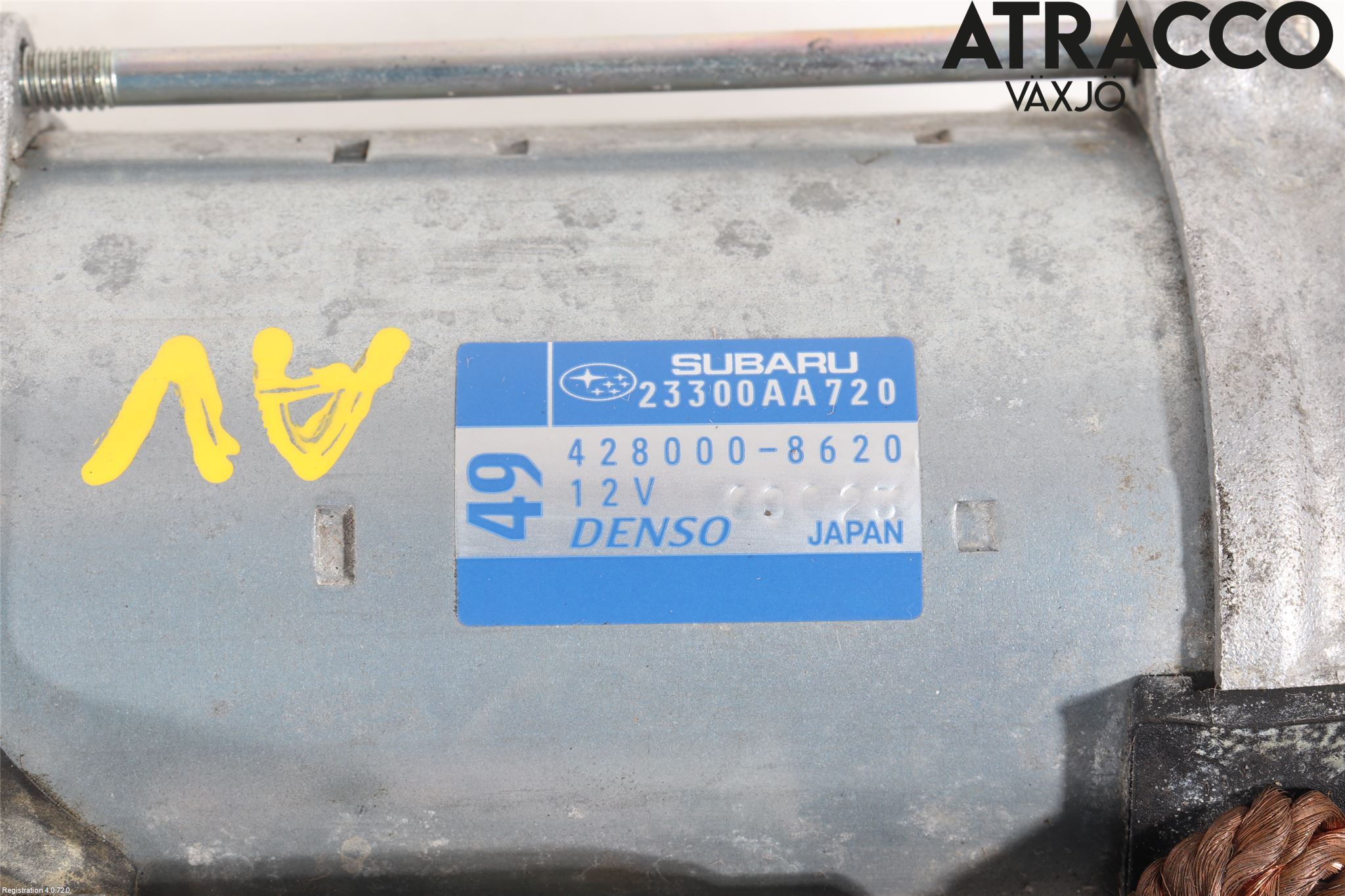 Toyota GT86 12- Startmotor