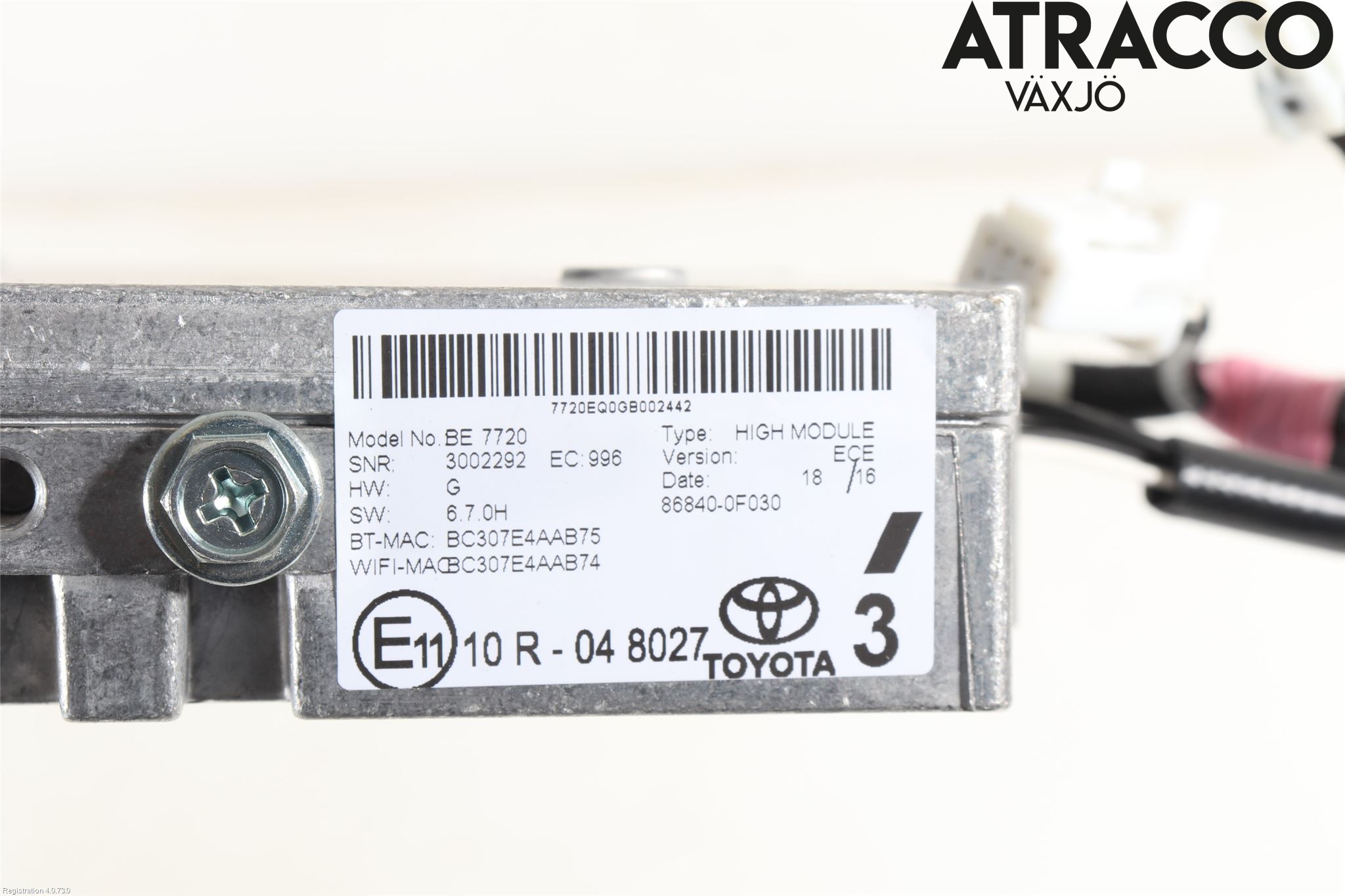 Toyota RAV4 13-18 Cd Radio - Multimediapanel