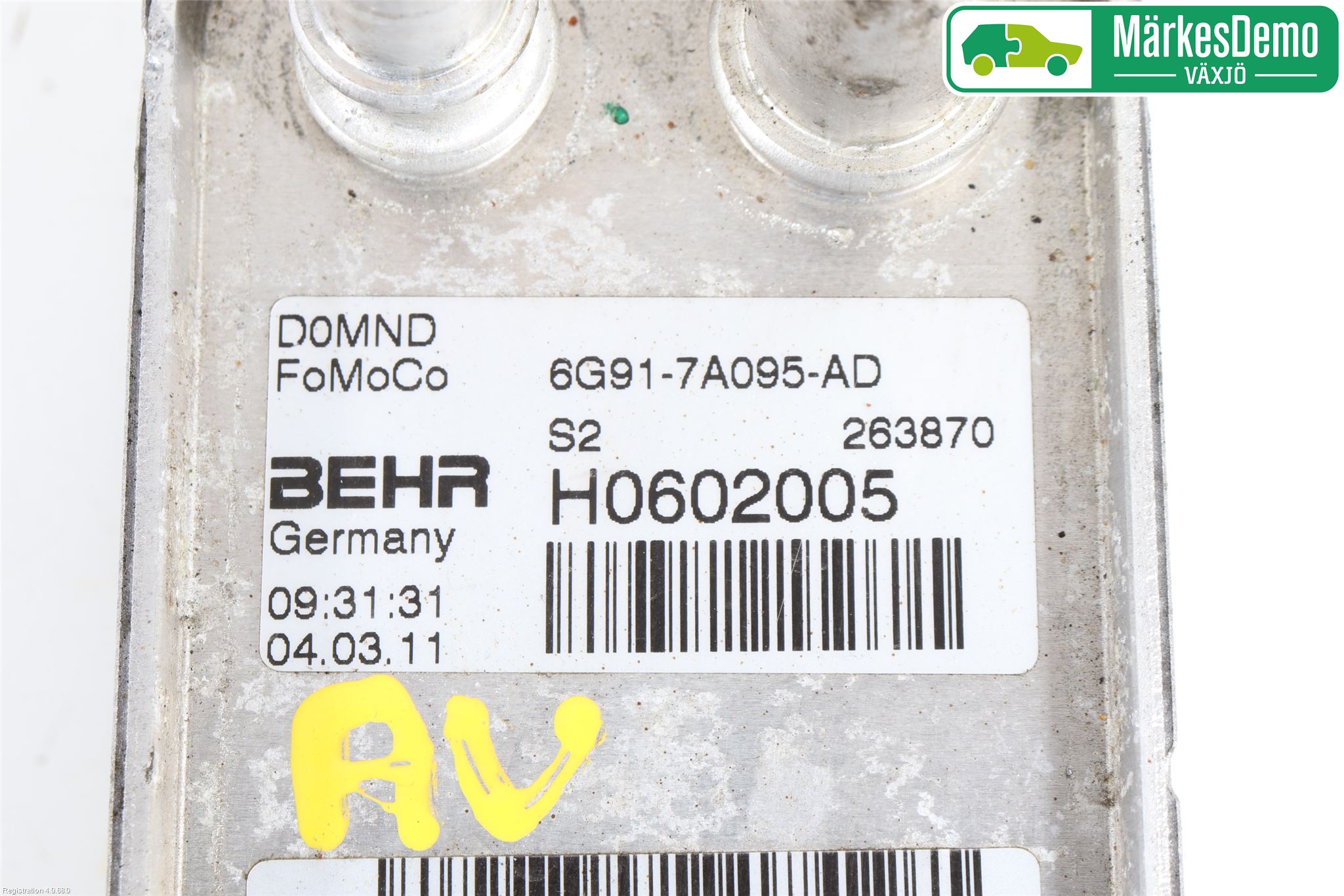 Ford GALAXY 06-15 Oljekylare Automat