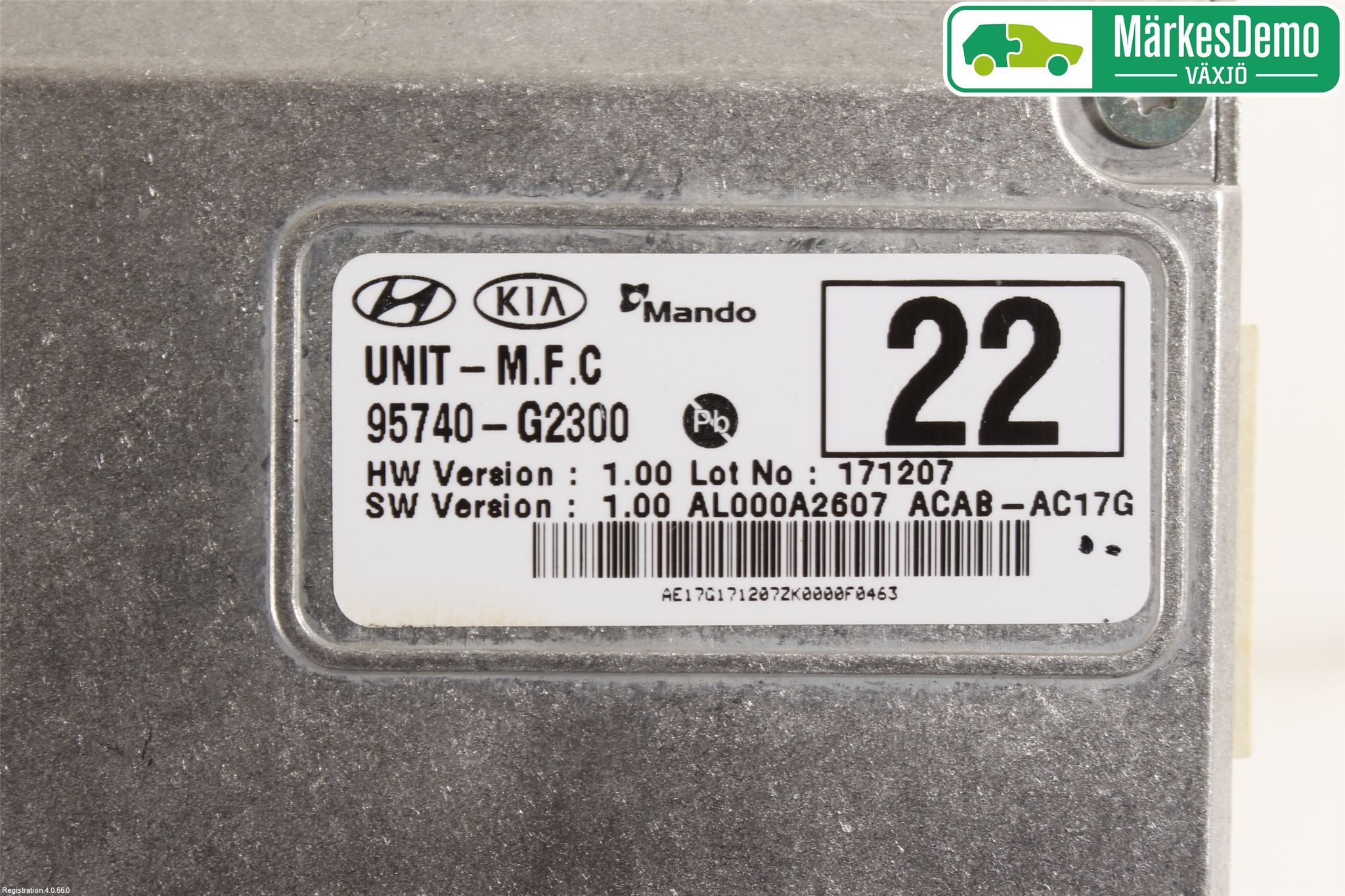 Hyundai IONIQ AE 17-22 Sensor Aktivt Kollisionsskydd