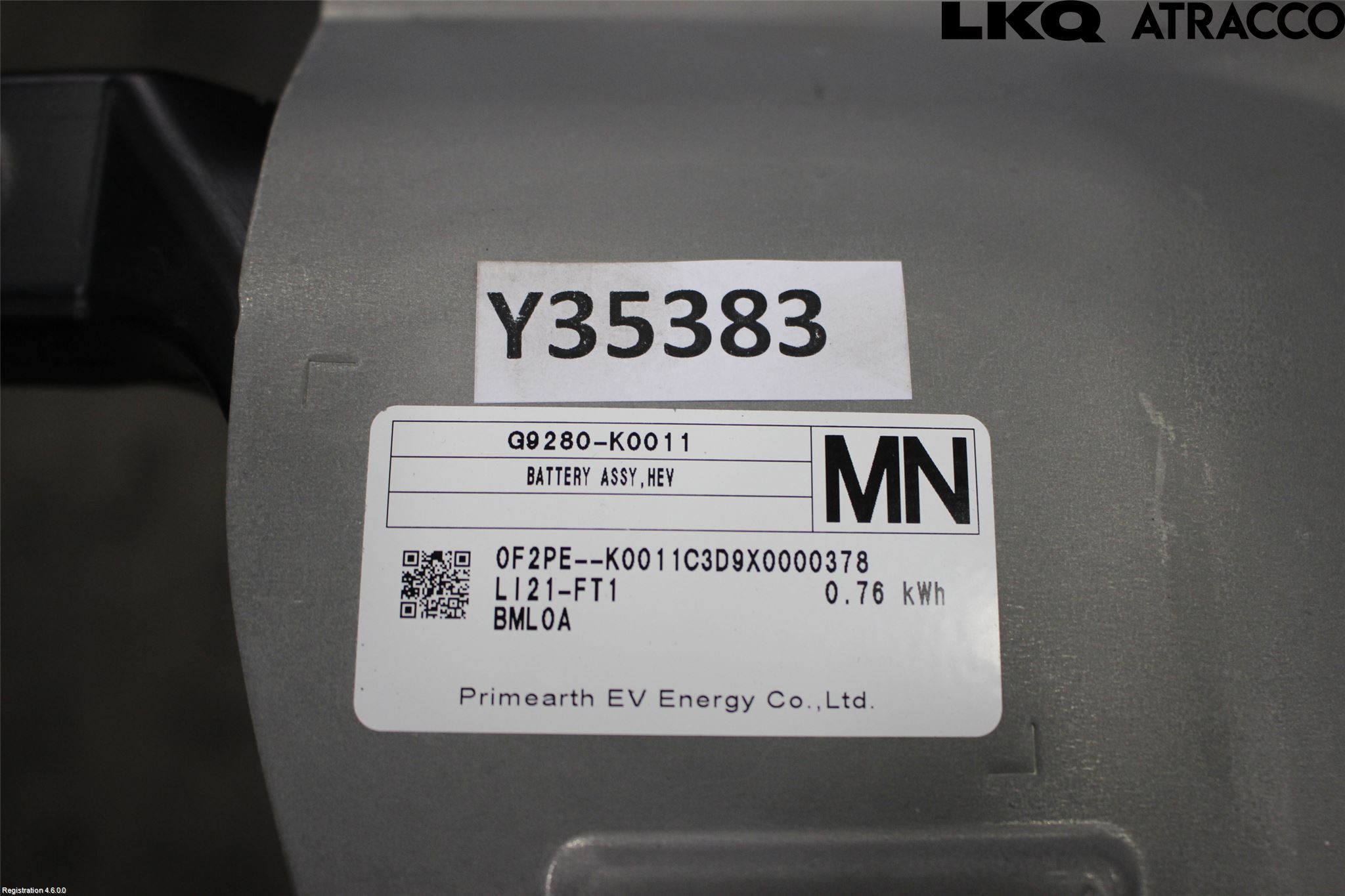 Toyota YARIS XP21 20- Batteri Högspänning