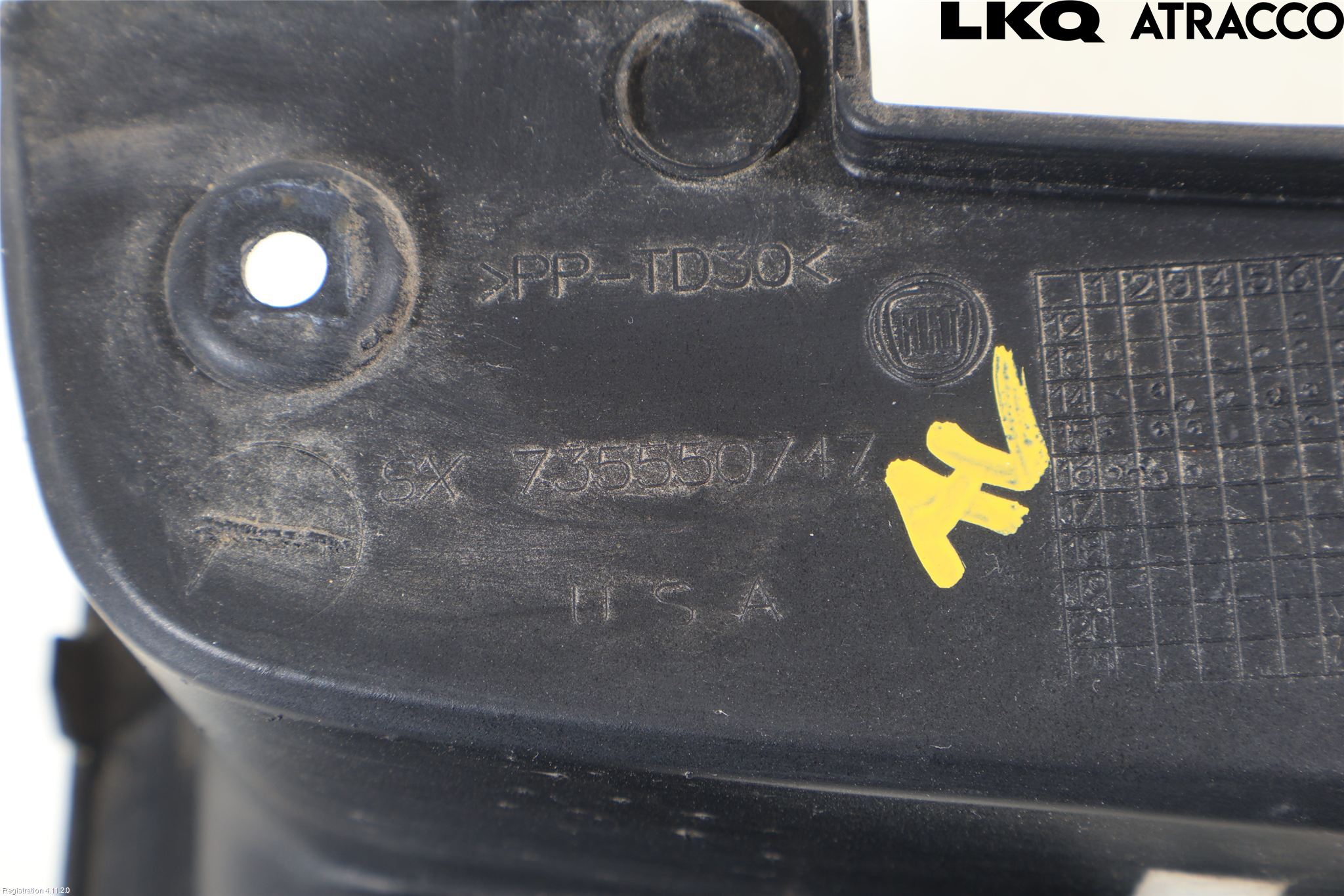 Fiat 500L 13-19 Stötfångardel Bak Vä