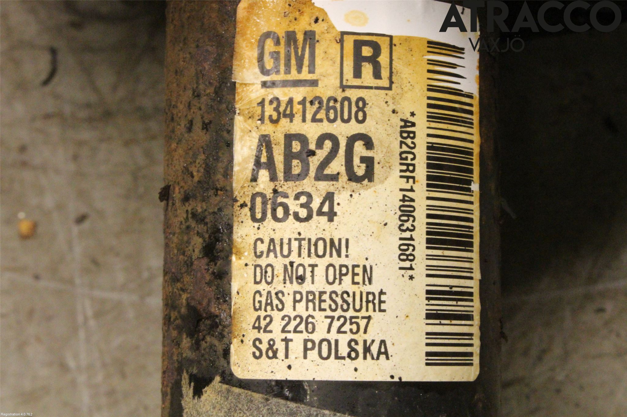 Opel ASTRA J 10-15 Fjäderben Fram Höger