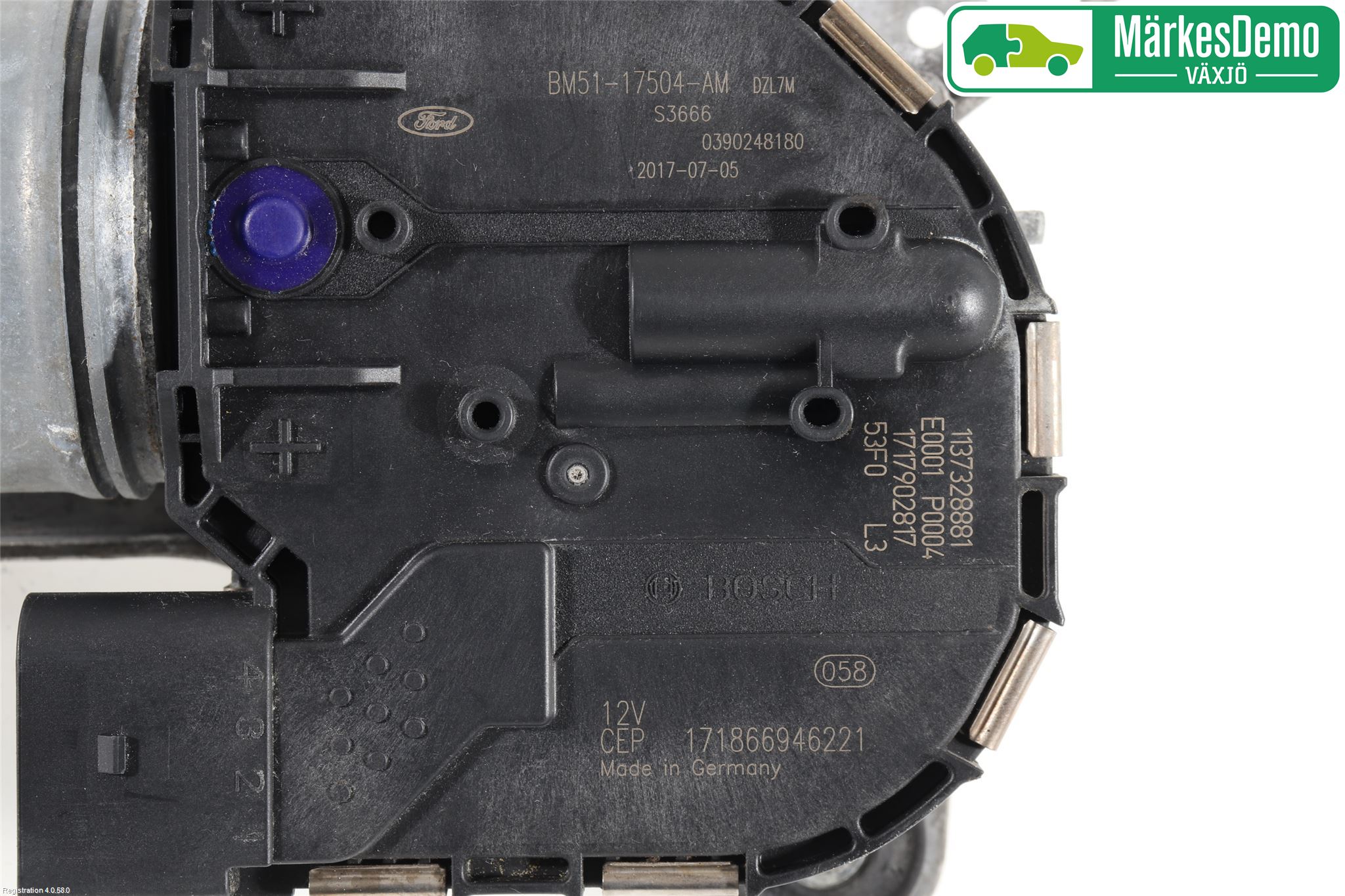 Ford FOCUS 15-18 Torkarmotor Vindruta