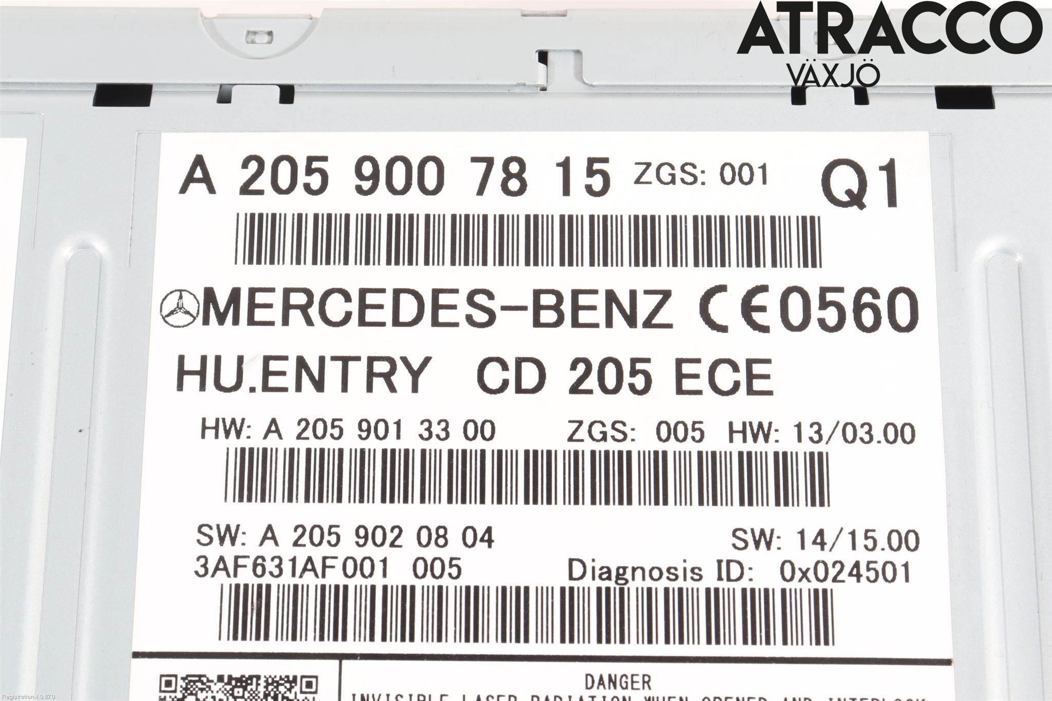 Mercedes-Benz MB C-KLASS (W205) 14-21 Cd Radio - Multimediapanel