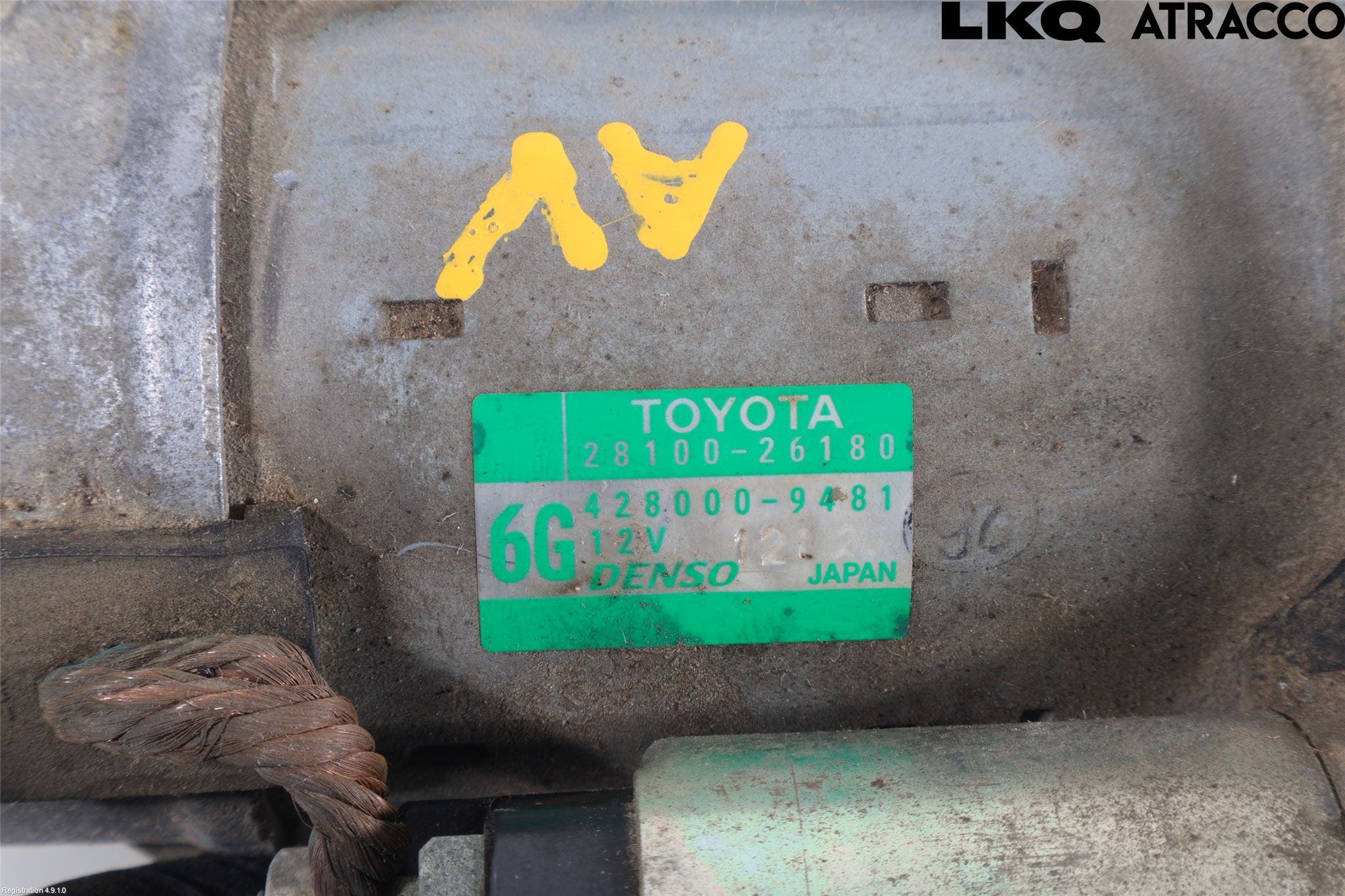 Toyota RAV4 13-18 Startmotor Diesel