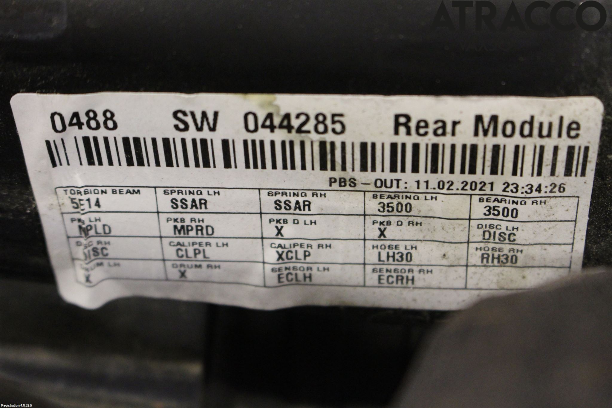 Hyundai i20 BC 21- Bakaxelbalk