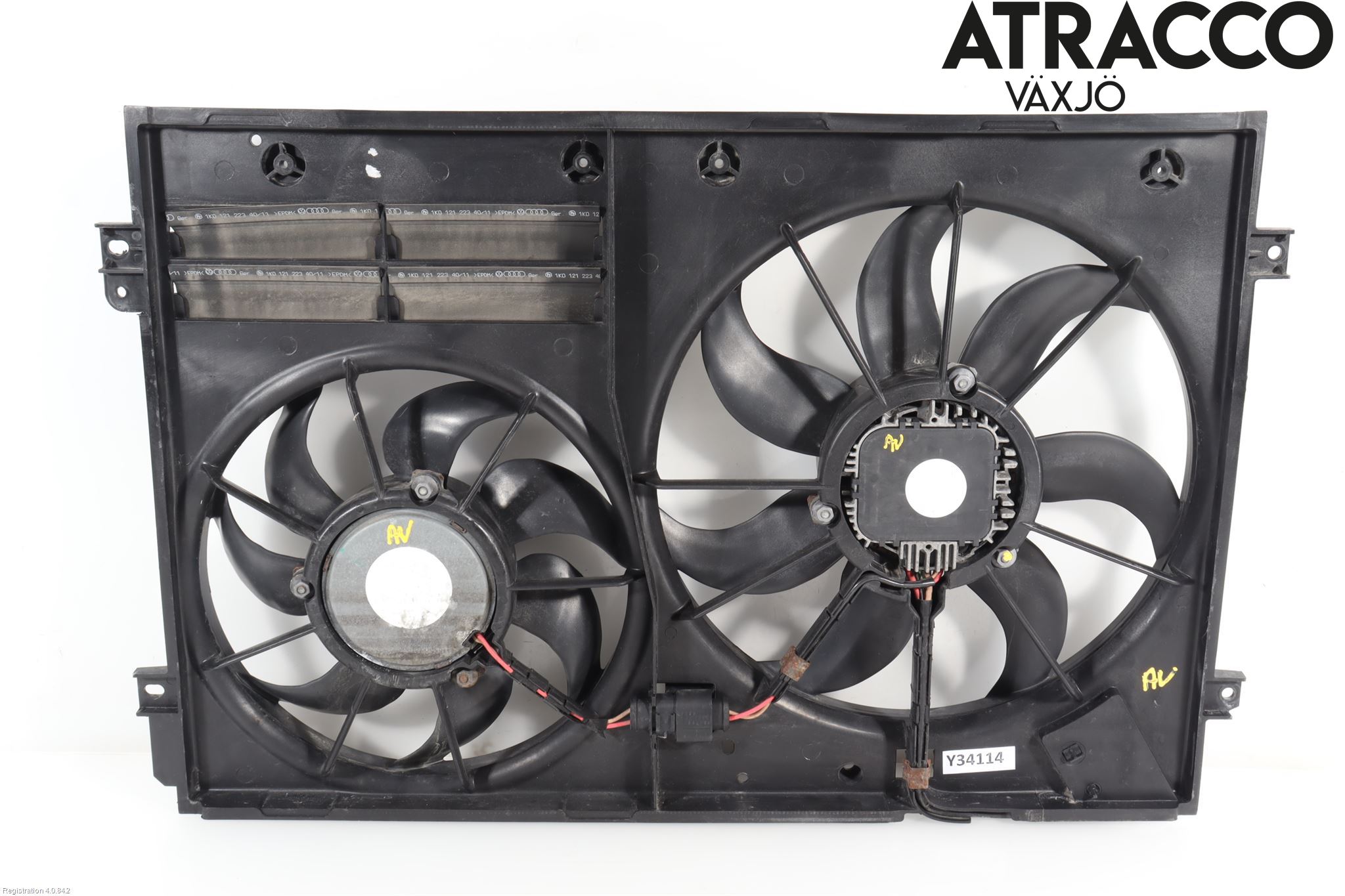 Volkswagen VW PASSAT 11-14 Kylfläktkåpa