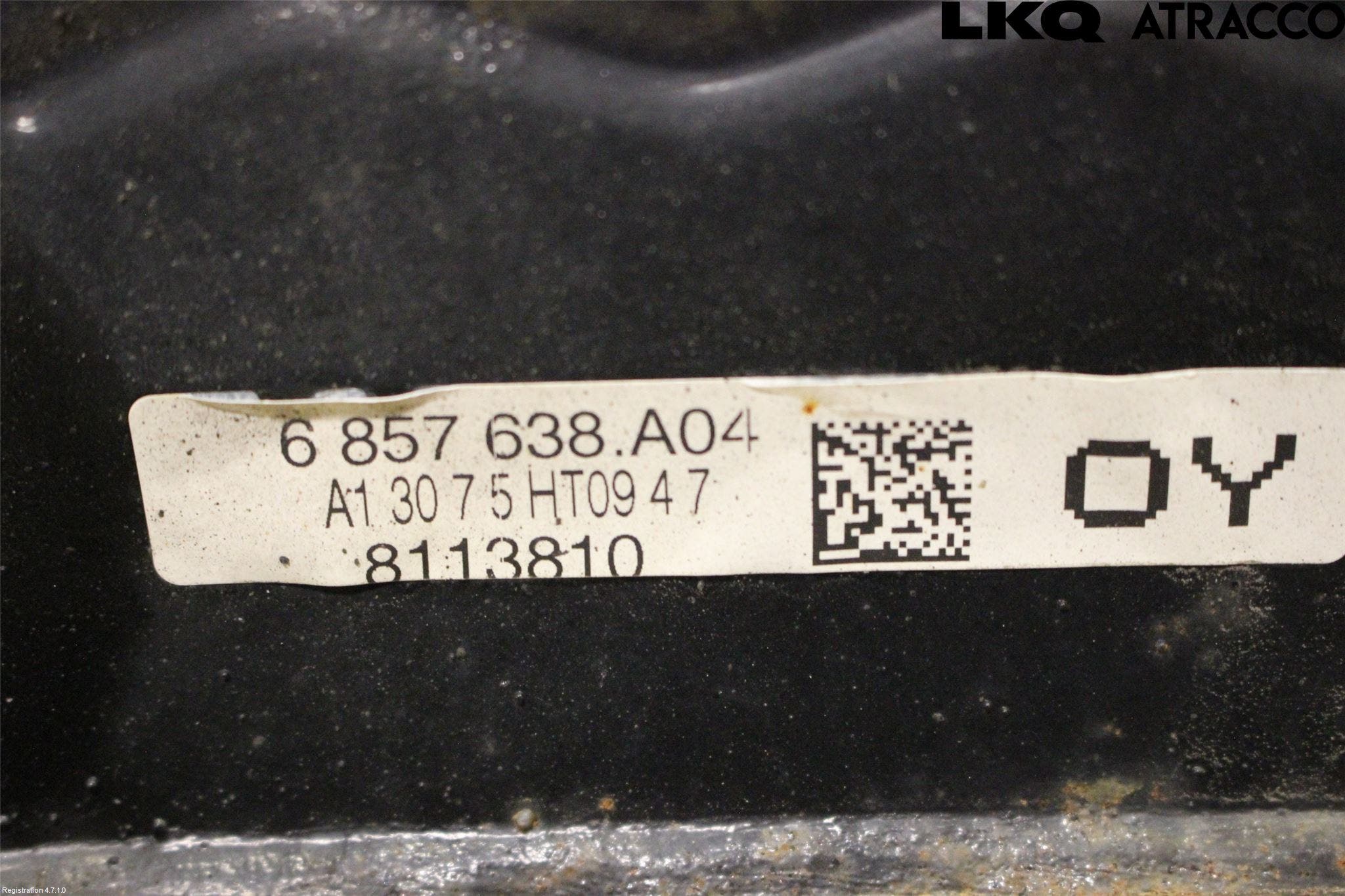 BMW 3 F30/F31/F80 12-19 Bakaxelbalk