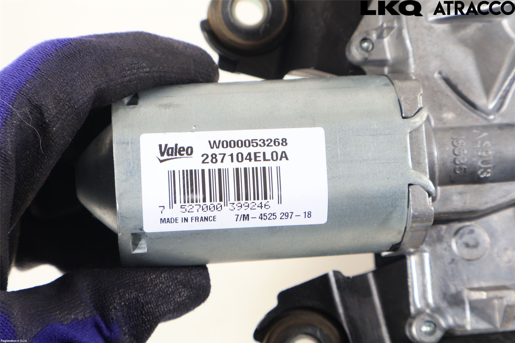 Nissan QASHQAI 17-21 Torkarmotor Baklucka