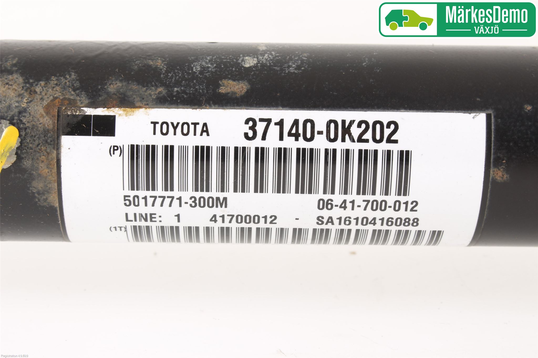 Toyota HILUX 16- Mellanaxel Främre 4Wd