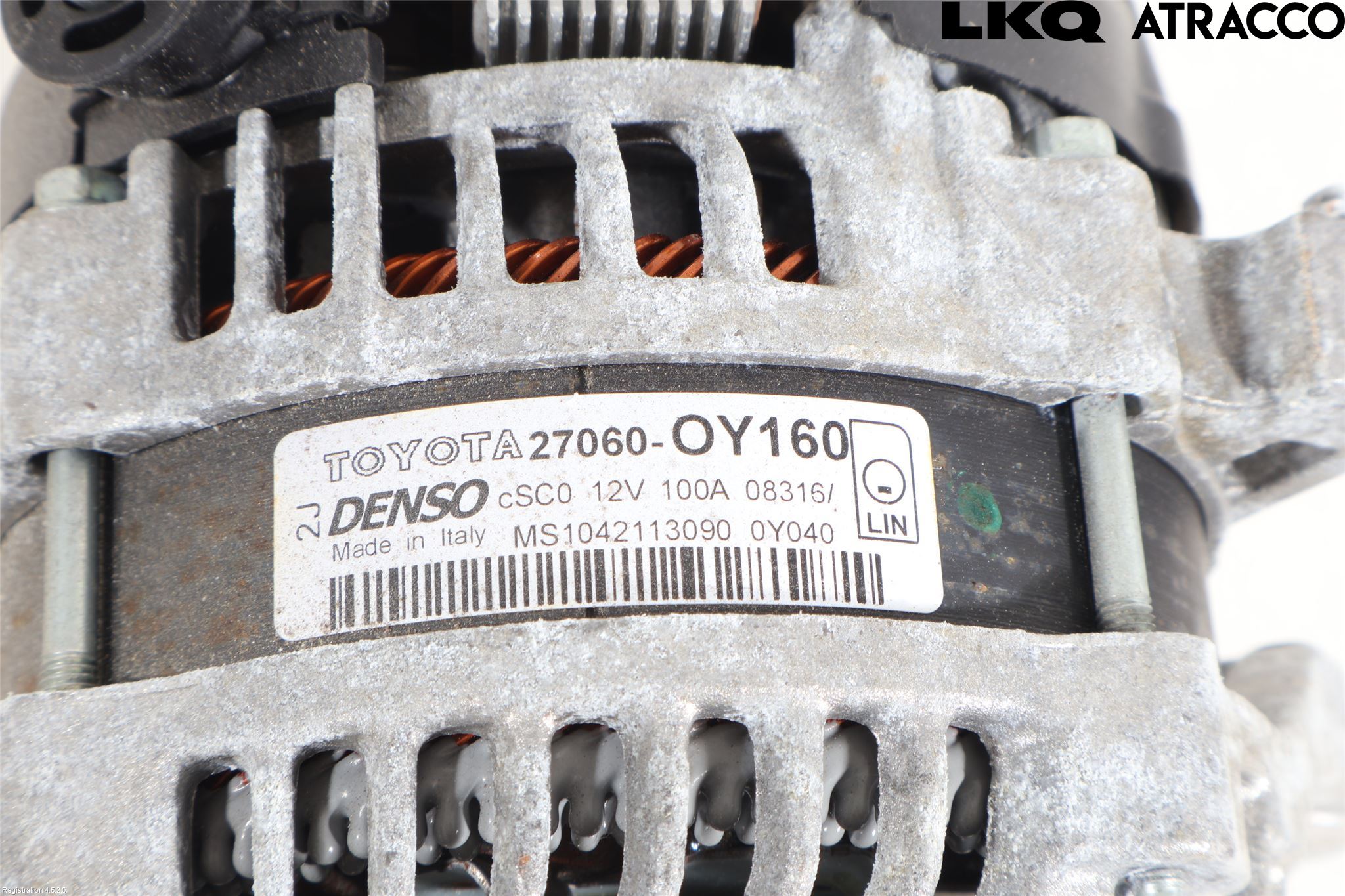 Toyota YARIS XP130 15-20 Generator