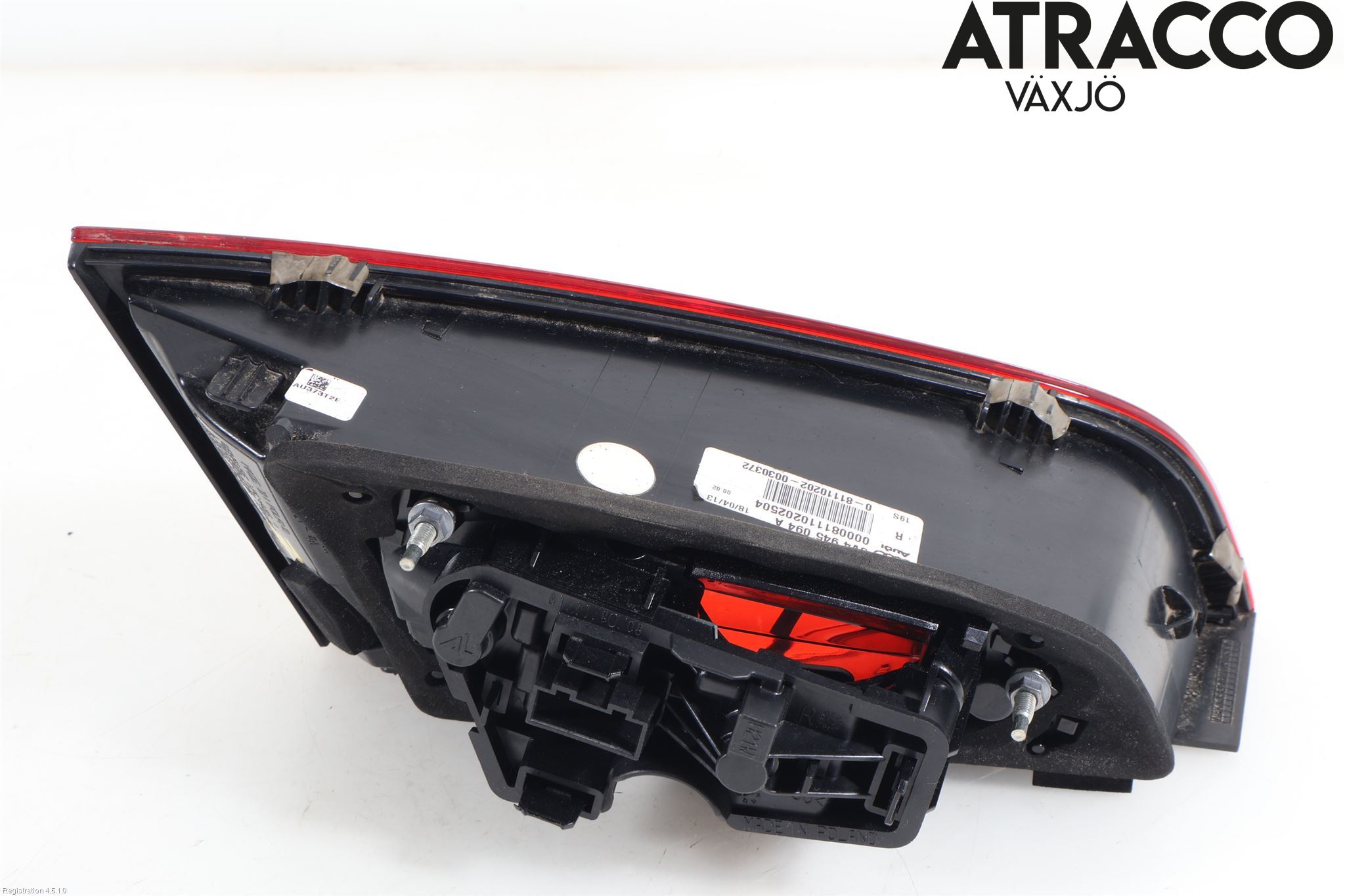 Audi A3/S3 8V 13-20 Bakljus Lucka Hö