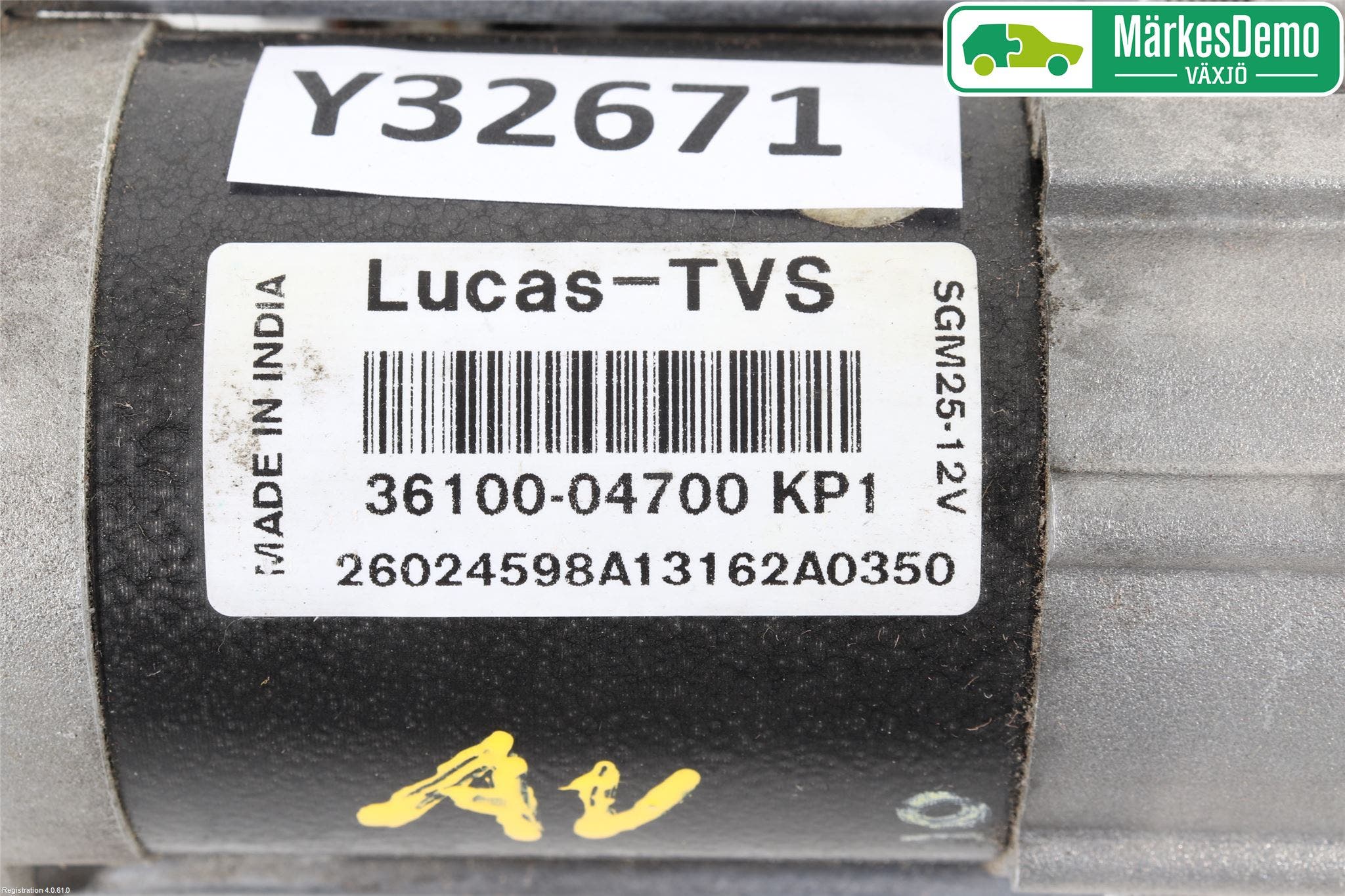 Hyundai i20 GB 15-20 Startmotor