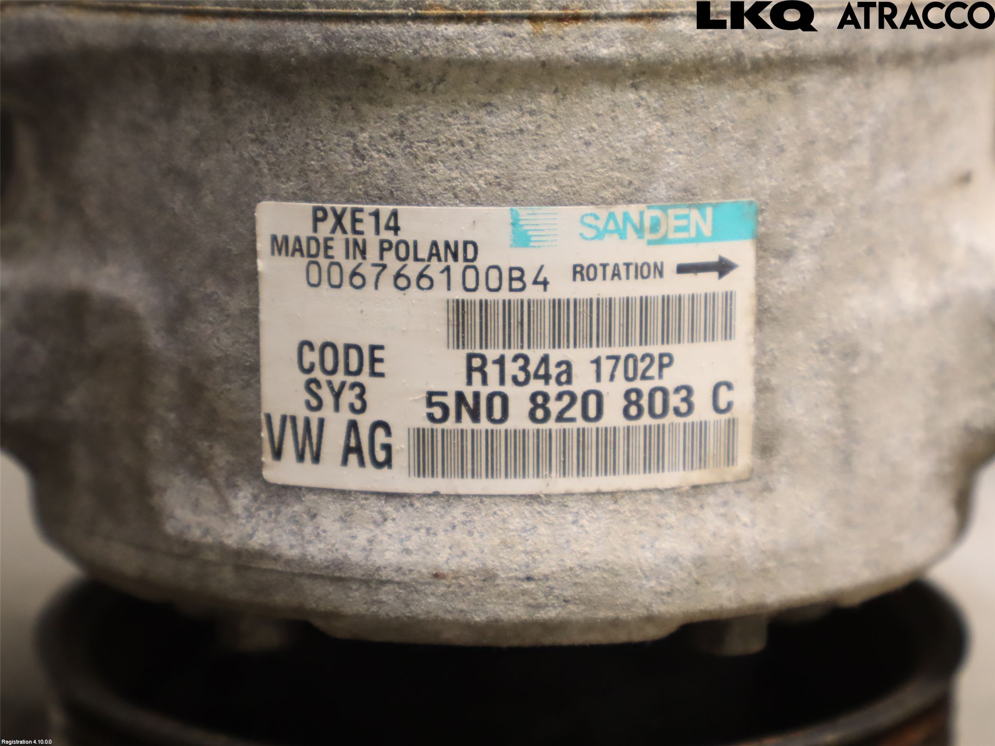 Volkswagen VW CADDY 11-15 Ac Kompressor