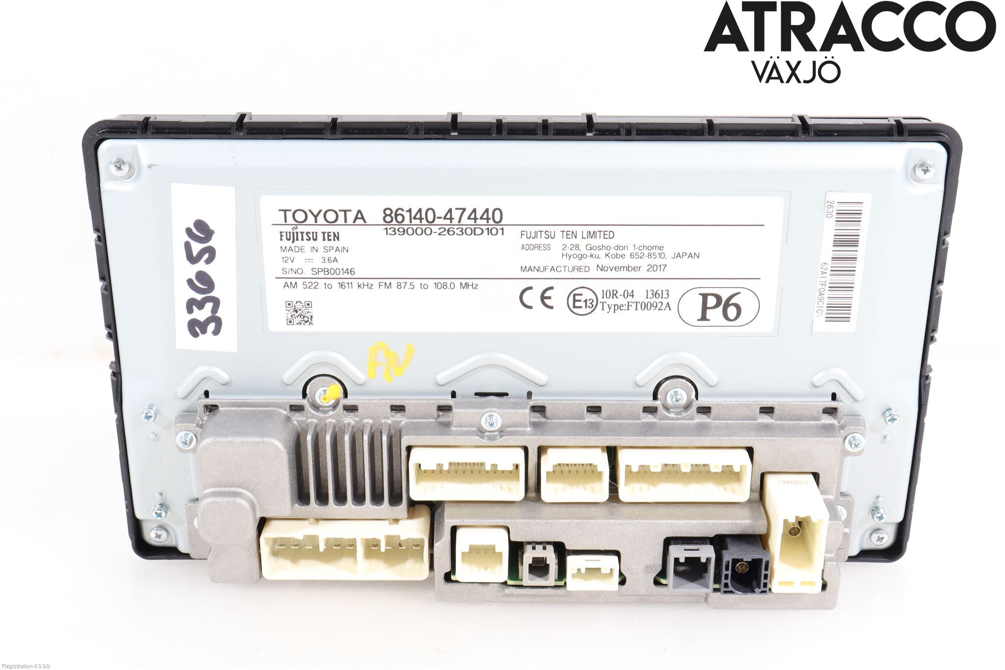 Toyota PRIUS (ZVW50) 16-21 Multifunktionsdisplay