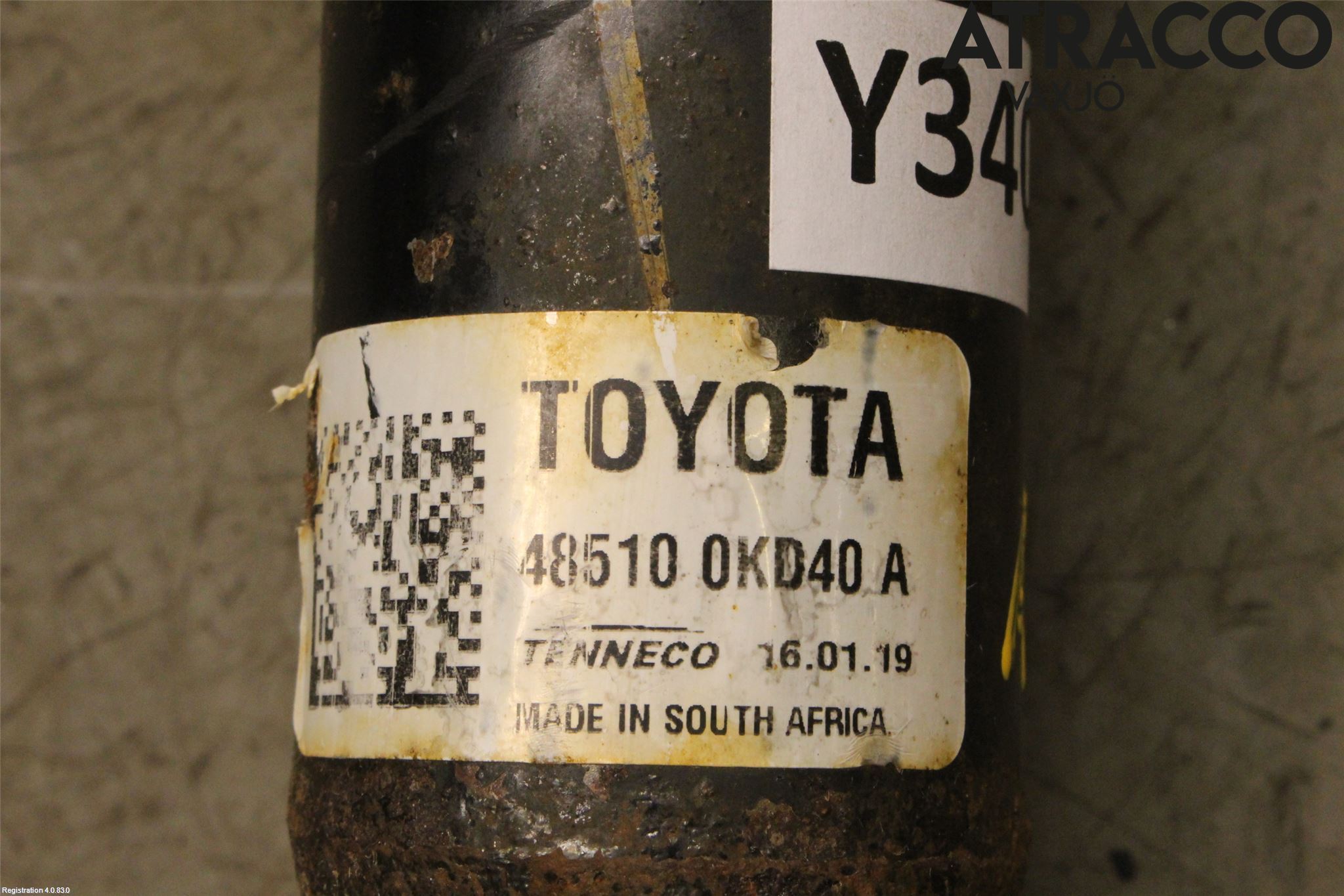 Toyota HILUX 16- Fjäderben Fram Höger